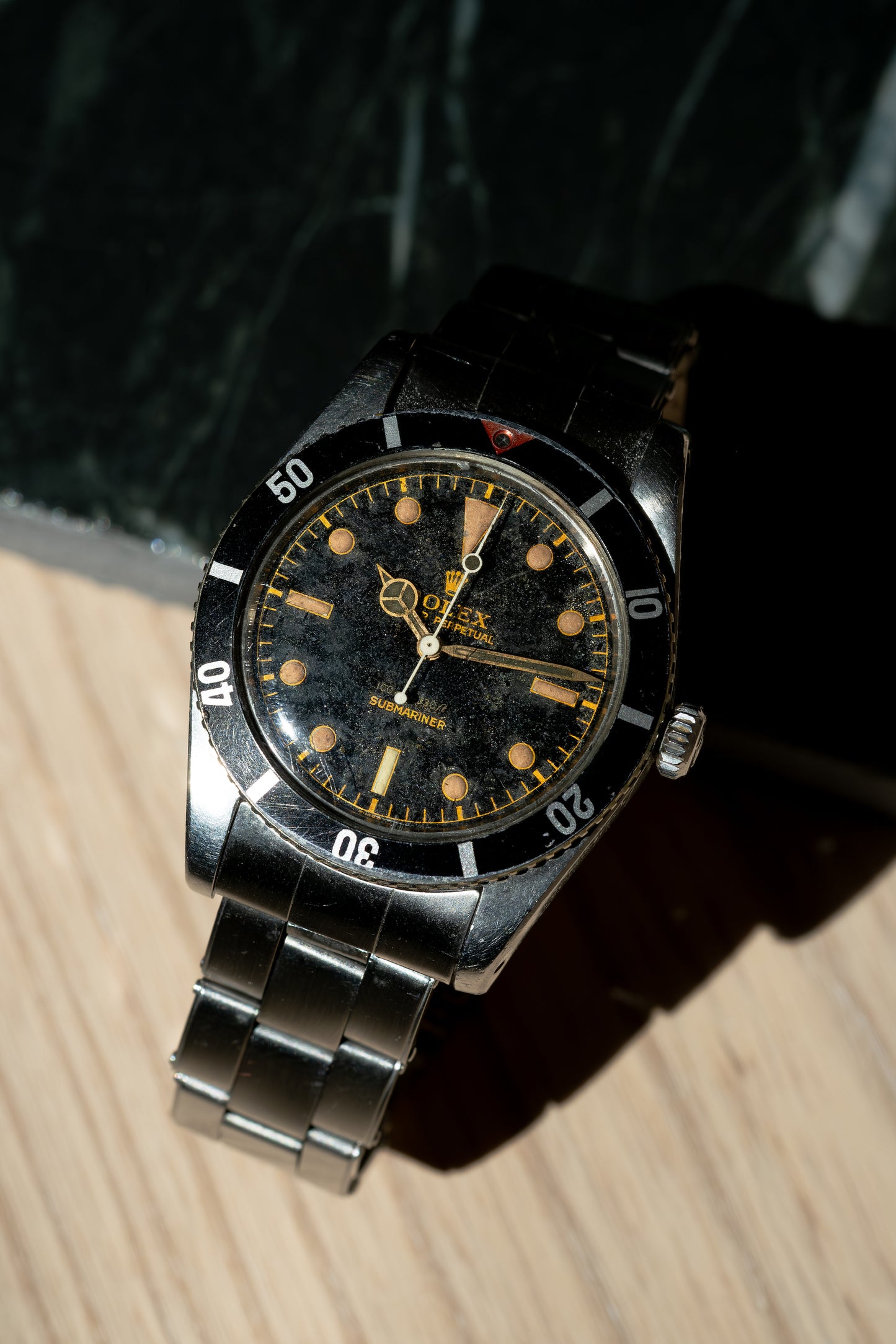 ROLEX Small Crown Submariner Ref. 6536/1 Red Triangle Collectors Set Full History (1957)