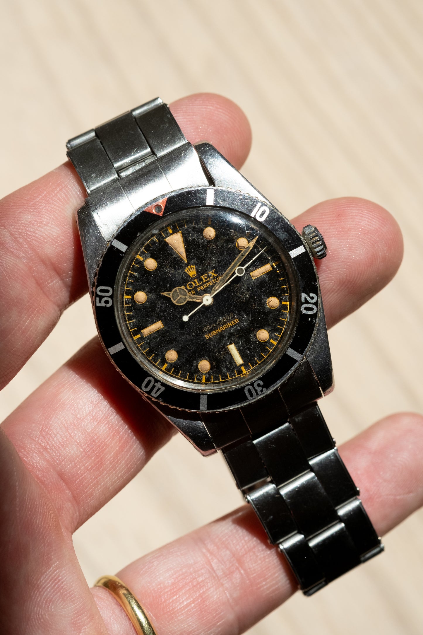 ROLEX Small Crown Submariner Ref. 6536/1 Red Triangle Collectors Set Full History (1957)