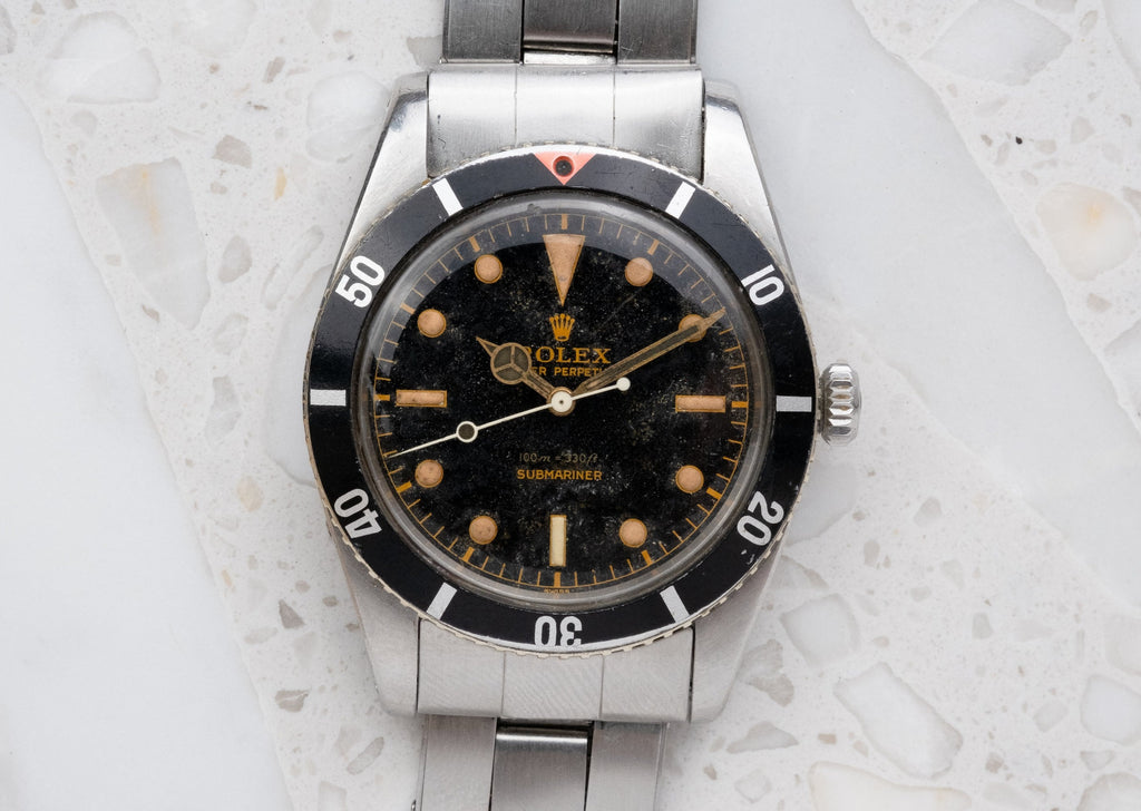 ROLEX Small Crown Submariner Ref. 6536/1 Red Triangle Collectors Set Full History (1957)