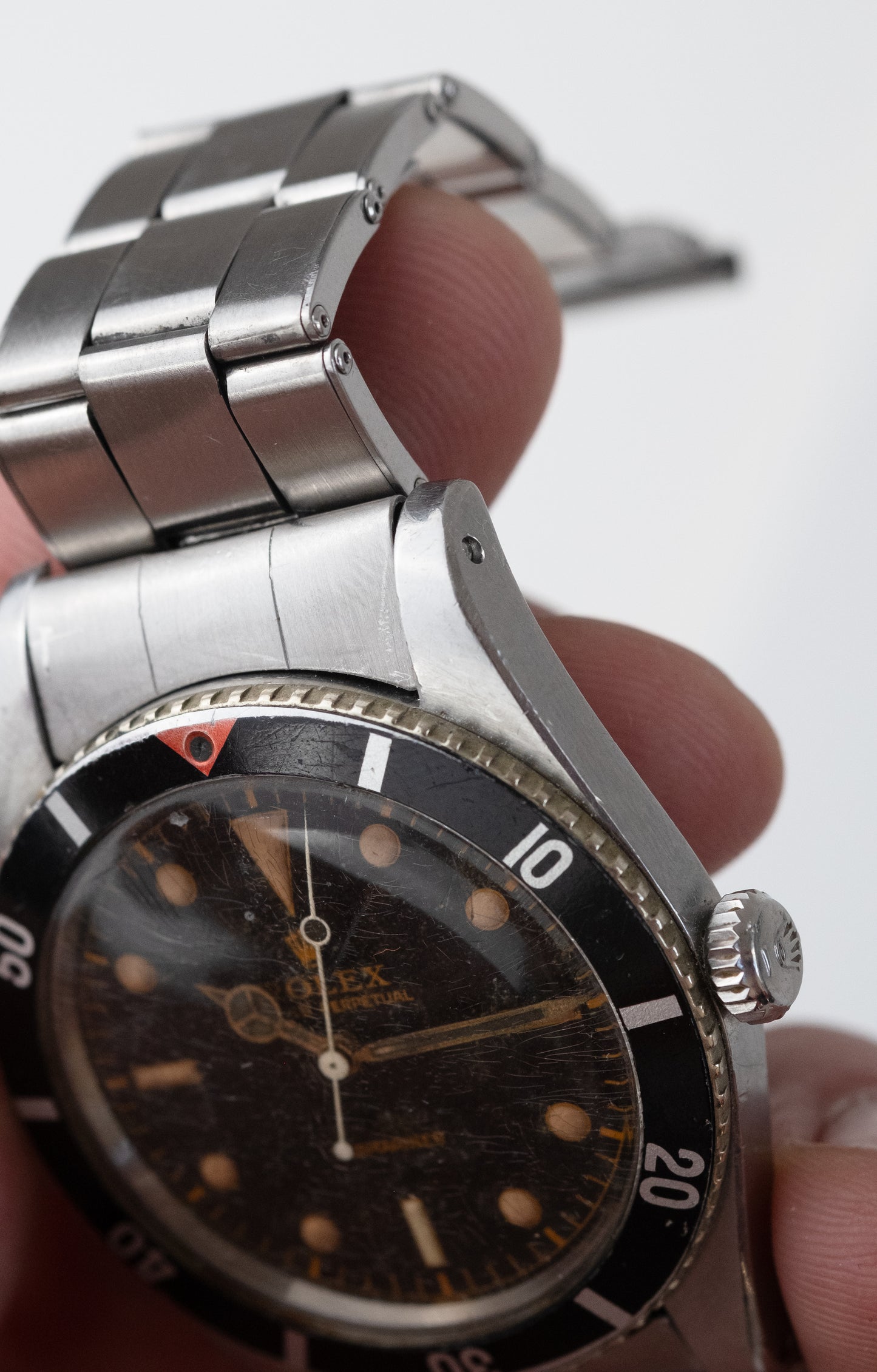 ROLEX Small Crown Submariner Ref. 6536/1 Red Triangle Collectors Set Full History (1957)