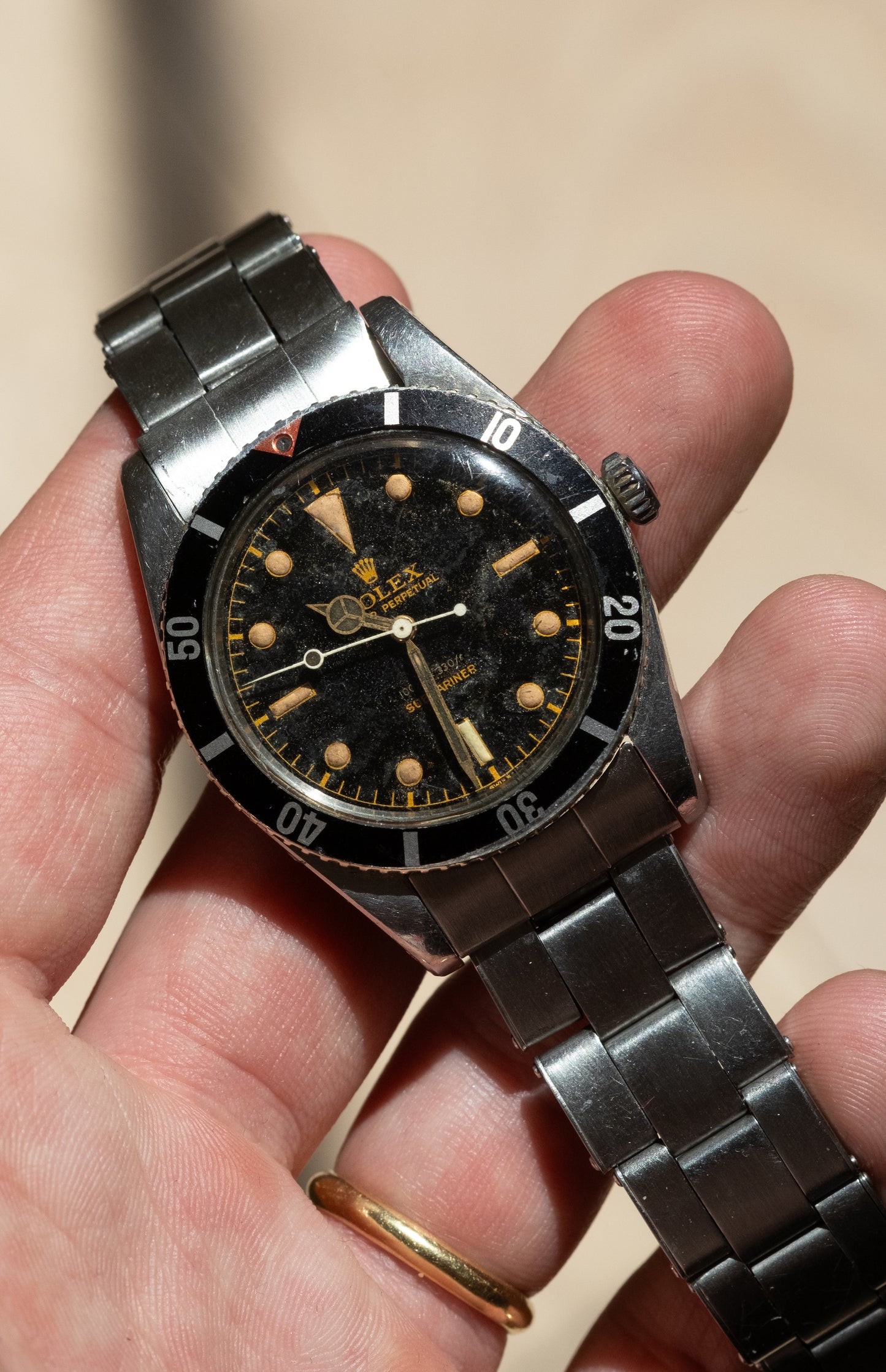 ROLEX Small Crown Submariner Ref. 6536/1 Red Triangle Collectors Set Full History (1957)