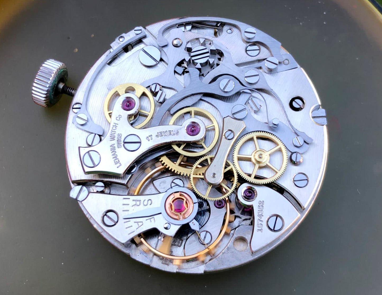 LEMANIA HS9A Military Royal Navy Fleet Air Arm Monopusher Chronograph (c.1965)