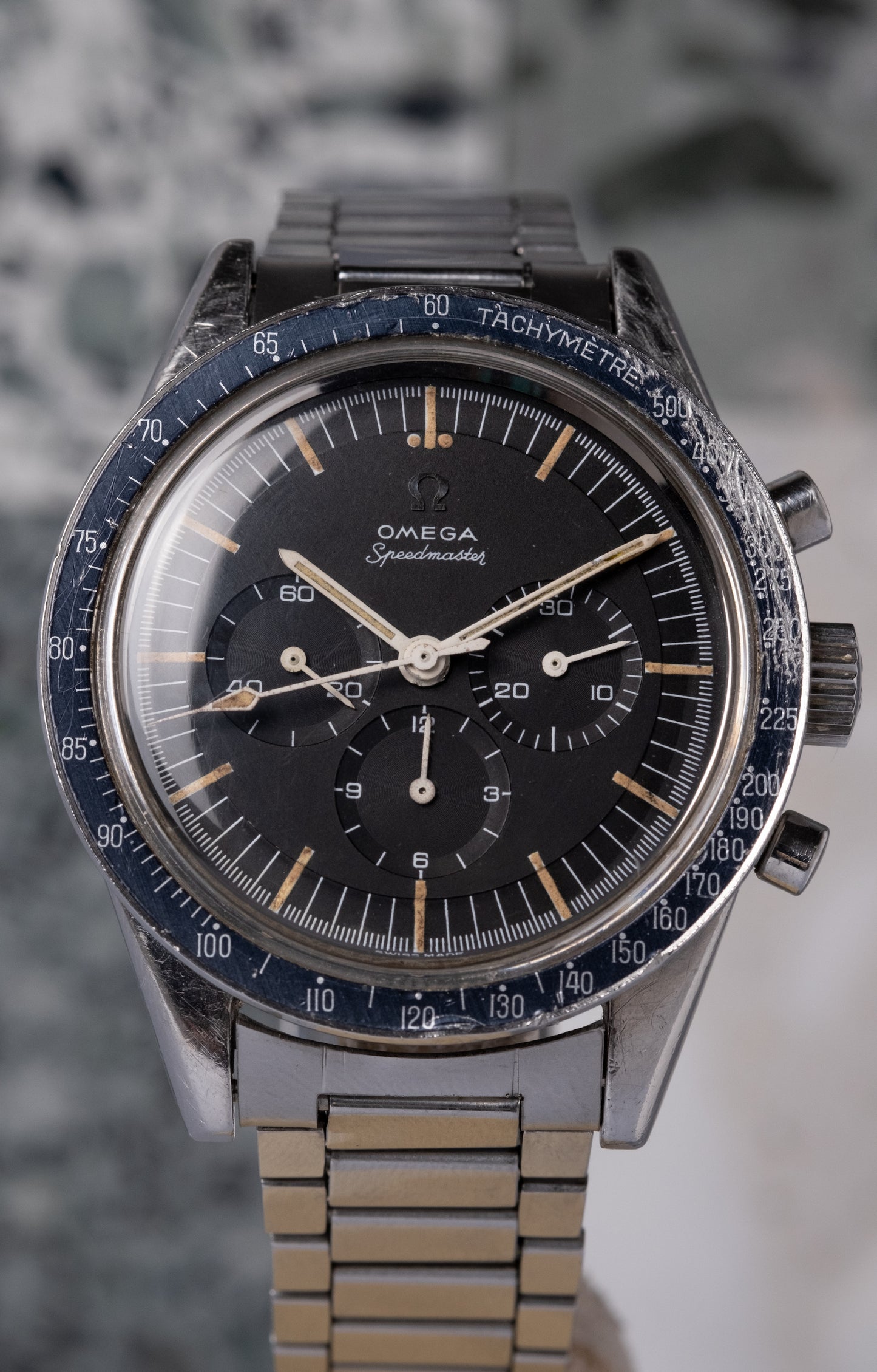 OMEGA Speedmaster Ref. 105.002 62 SC Straight Lug Pre Ed White Rare Transitional Model (1963)