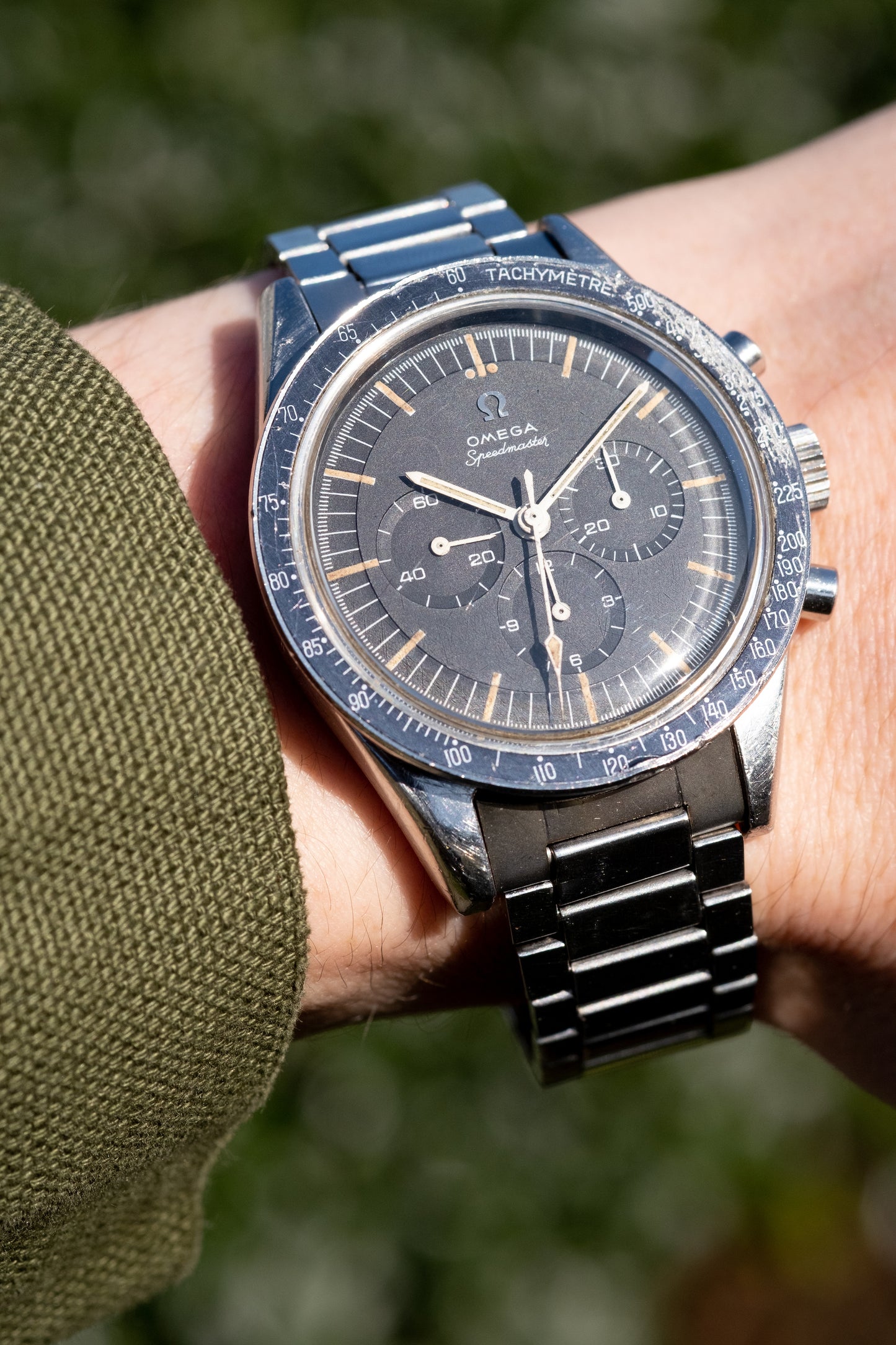 OMEGA Speedmaster Ref. 105.002 62 SC Straight Lug Pre Ed White Rare Transitional Model (1963)