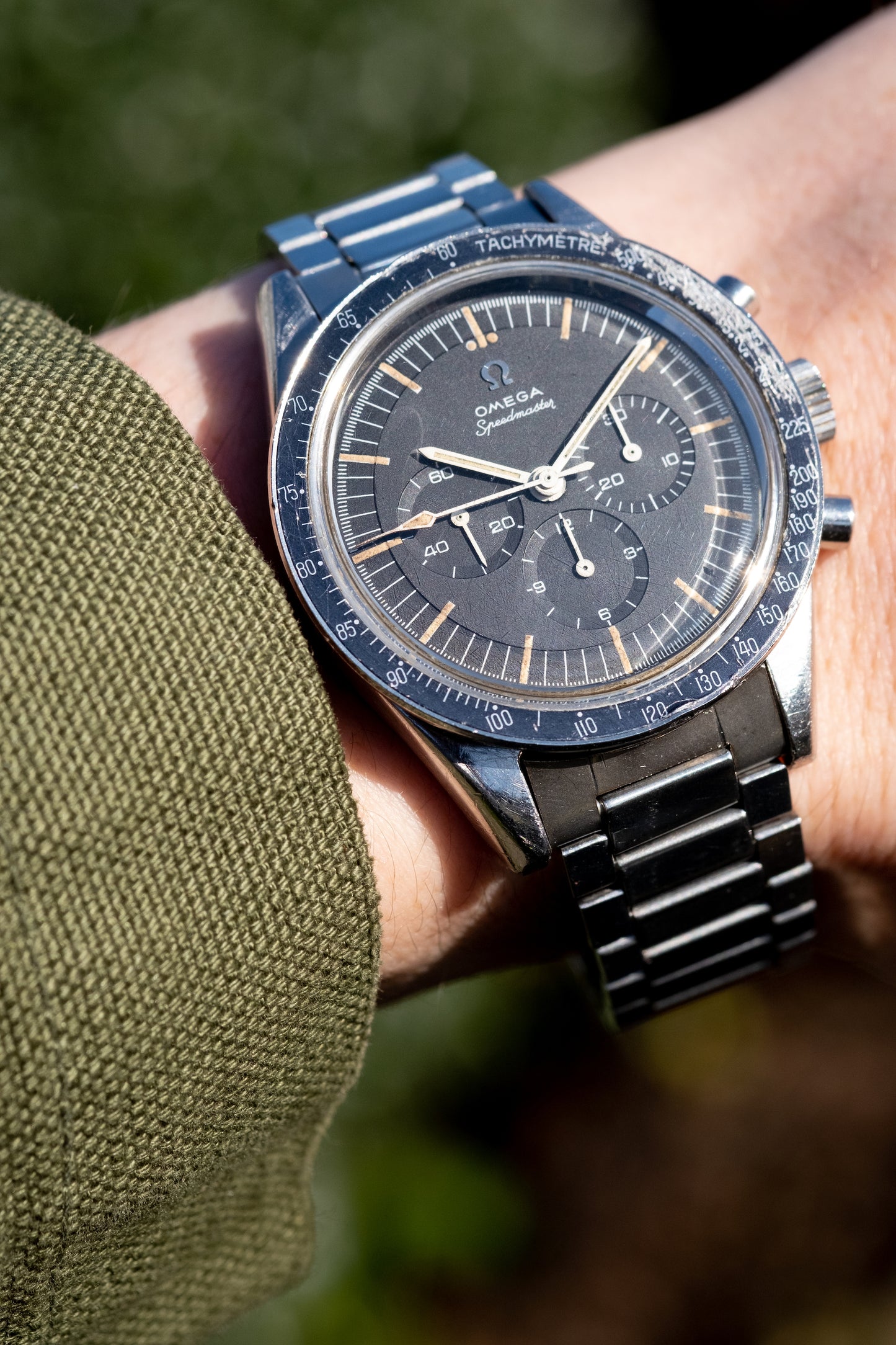 OMEGA Speedmaster Ref. 105.002 62 SC Straight Lug Pre Ed White Rare Transitional Model (1963)