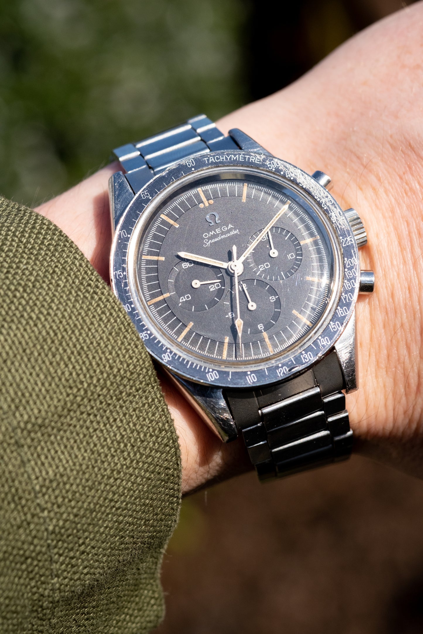 OMEGA Speedmaster Ref. 105.002 62 SC Straight Lug Pre Ed White Rare Transitional Model (1963)