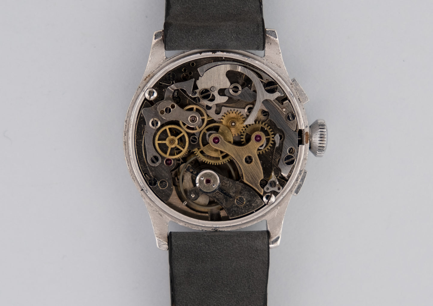 ANONYMOUS Gilt Dial Chronograph (c. 1940s)