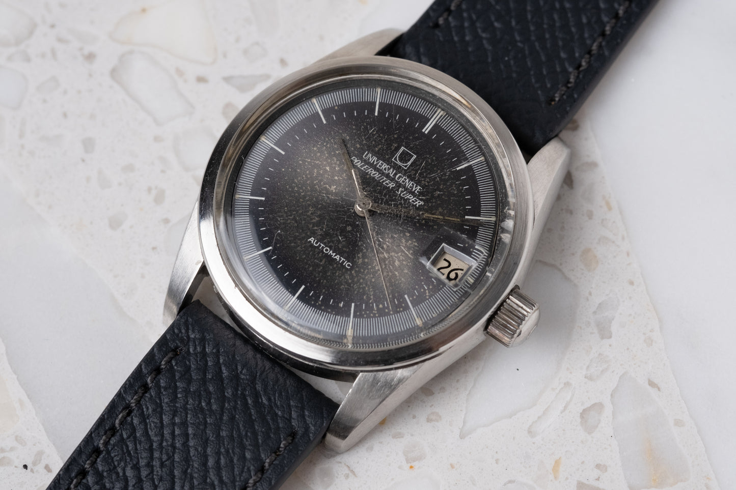 UNIVERSAL GENEVE Polerouter Super Tropical Dial Ref. 869112 / 26 (1966)