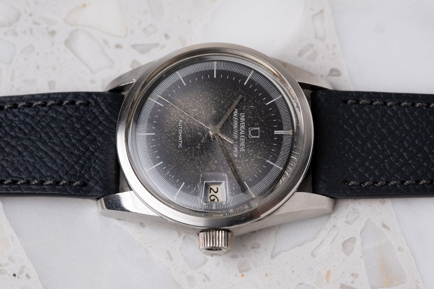 UNIVERSAL GENEVE Polerouter Super Tropical Dial Ref. 869112 / 26 (1966)