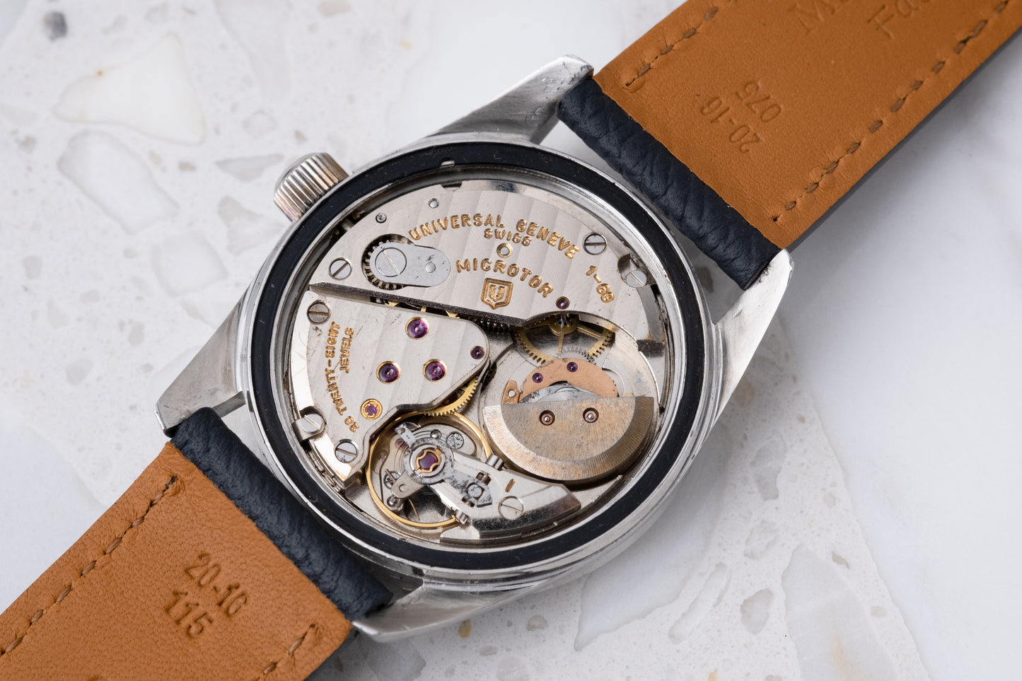UNIVERSAL GENEVE Polerouter Super Tropical Dial Ref. 869112 / 26 (1966)