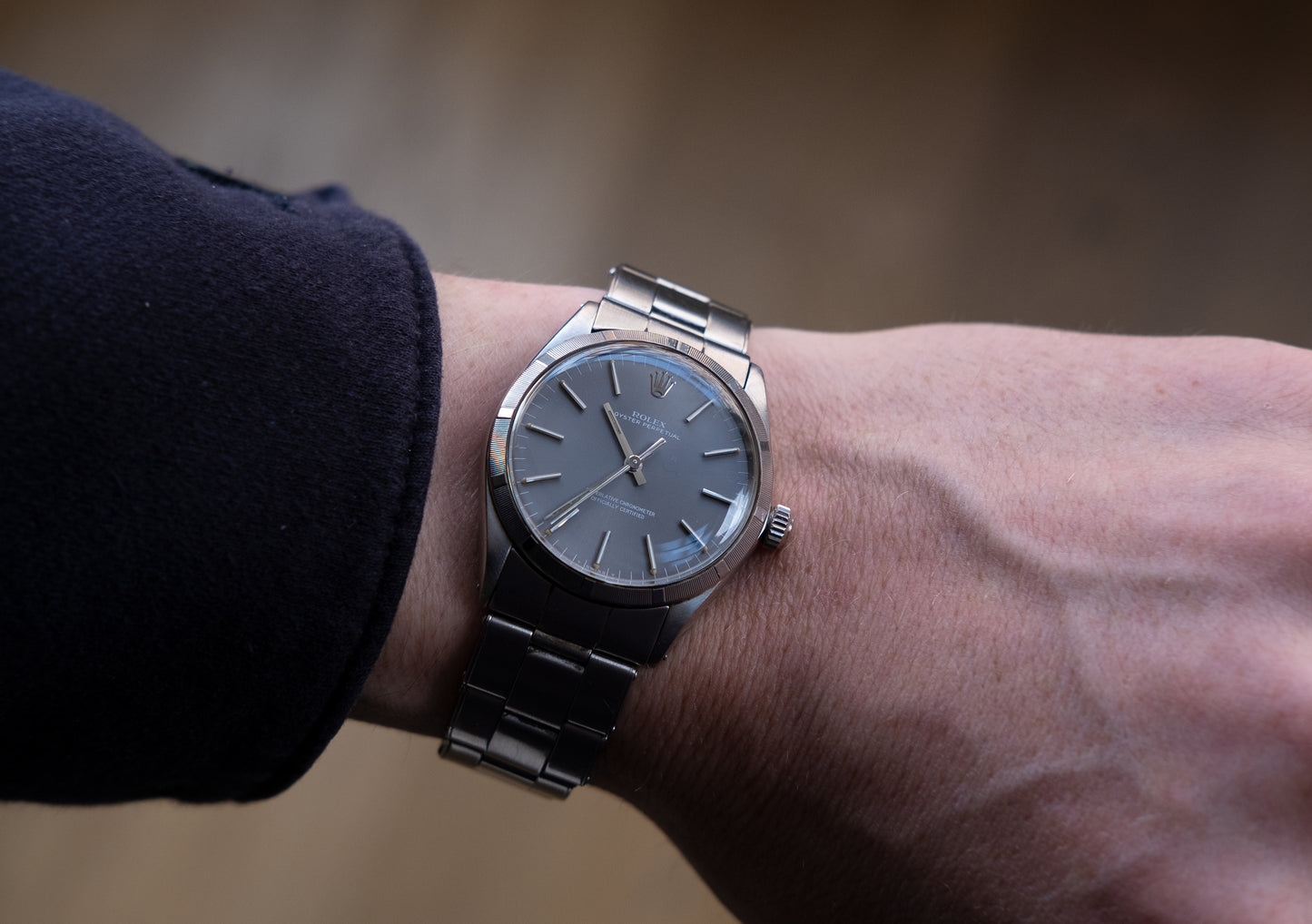 ROLEX Oyster Perpetual Ref 1014 Ghost Dial (1969)