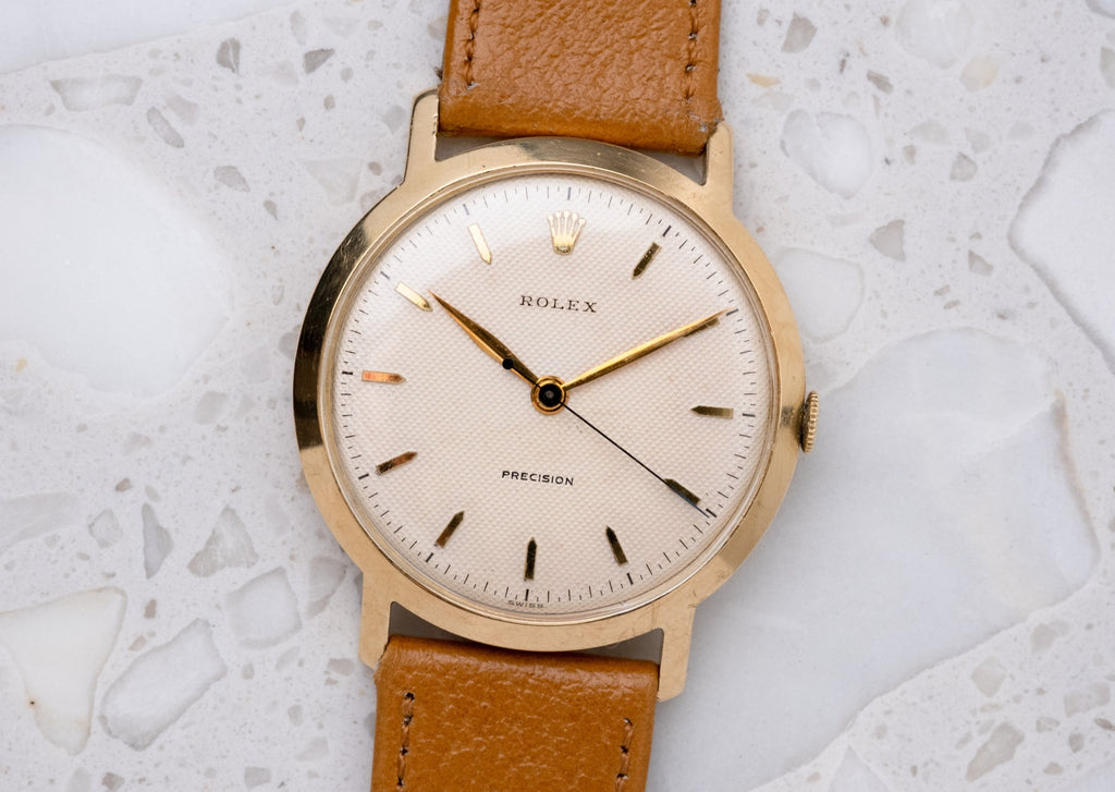 ROLEX Precision Jumbo Waffle Dial ref. 534 (c. 1950s)