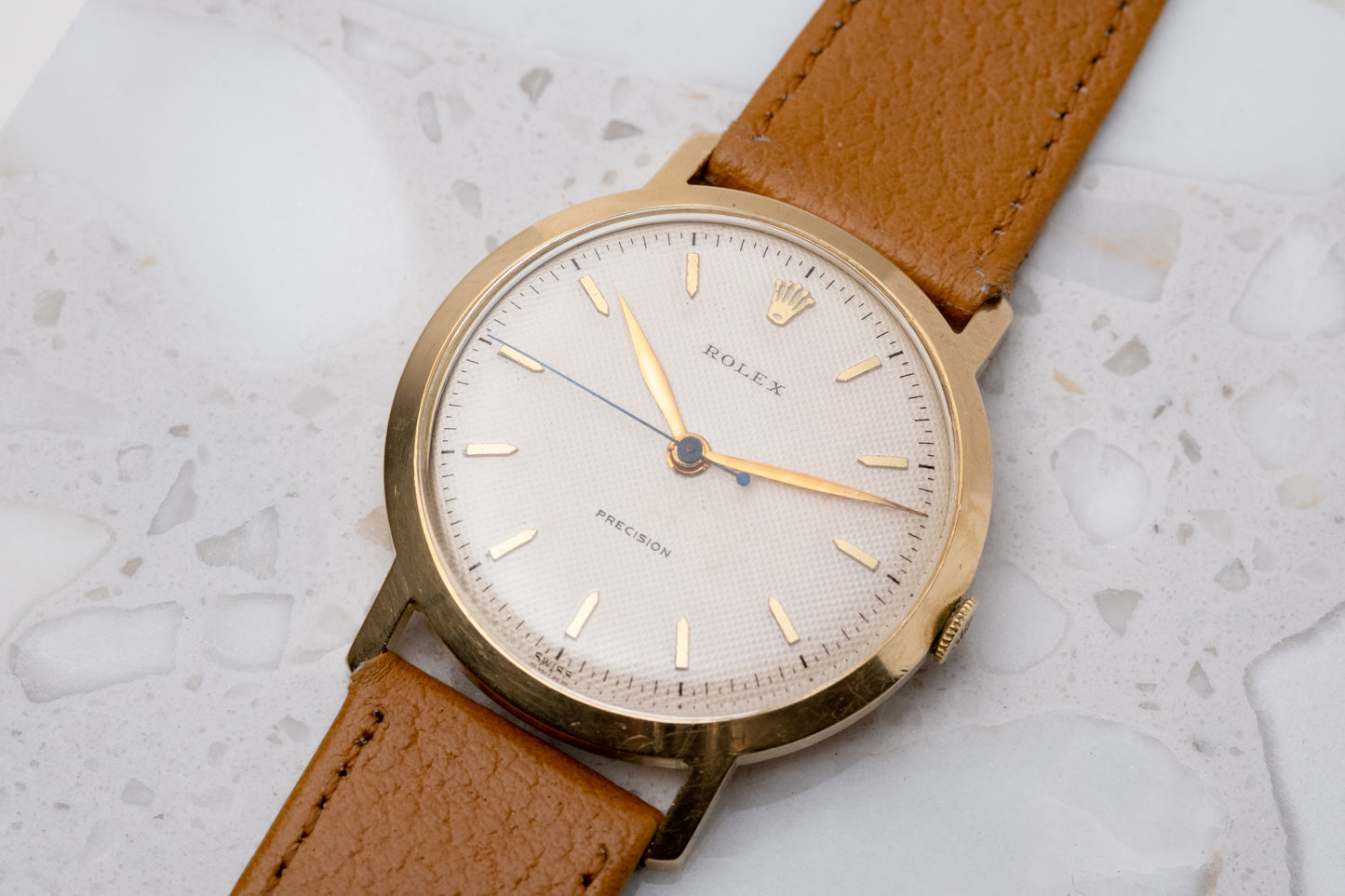 ROLEX Precision Jumbo Waffle Dial ref. 534 (c. 1950s)