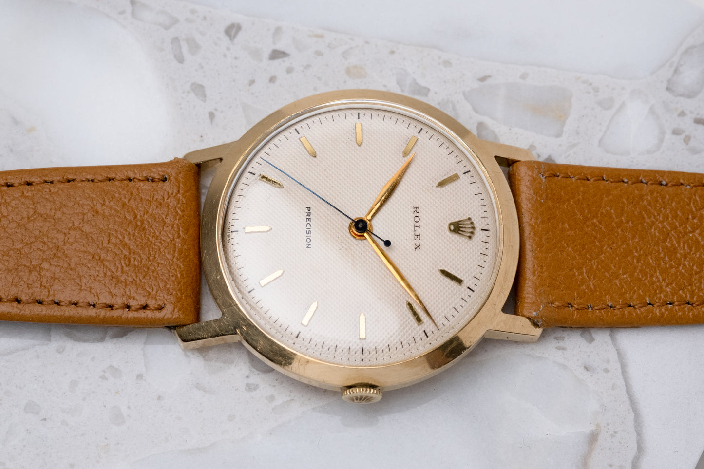 ROLEX Precision Jumbo Waffle Dial ref. 534 (c. 1950s)