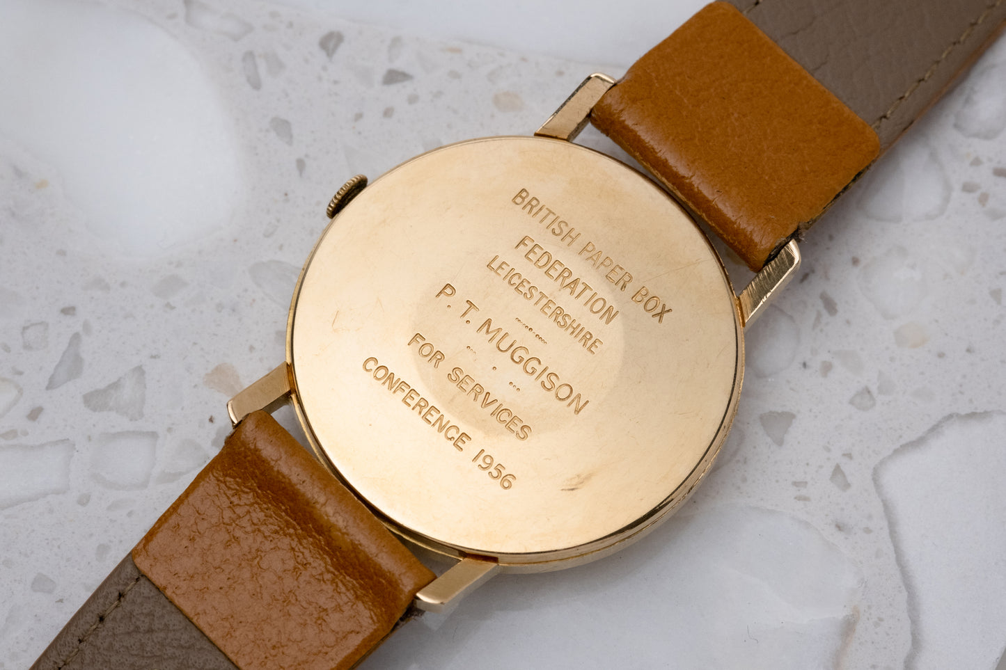 ROLEX Precision Jumbo Waffle Dial ref. 534 (c. 1950s)