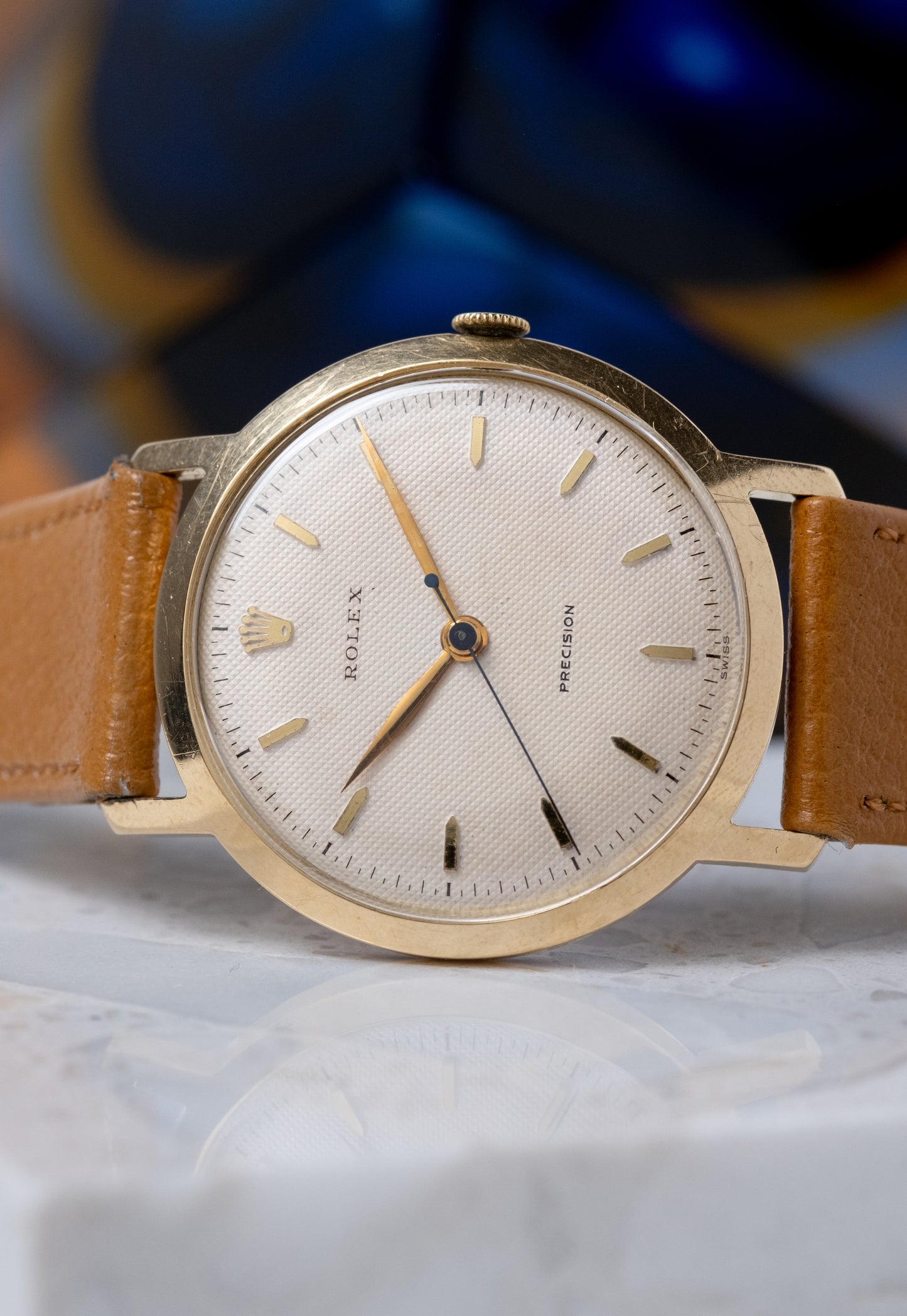 ROLEX Precision Jumbo Waffle Dial ref. 534 (c. 1950s)