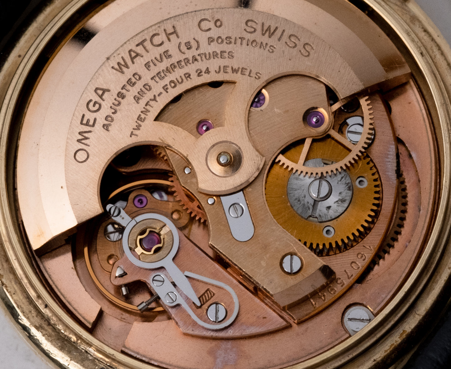 OMEGA Constellation Solid 14k Gold Ref. 2852 SC Arrowhead Marker Pie Pan Dial (1958)