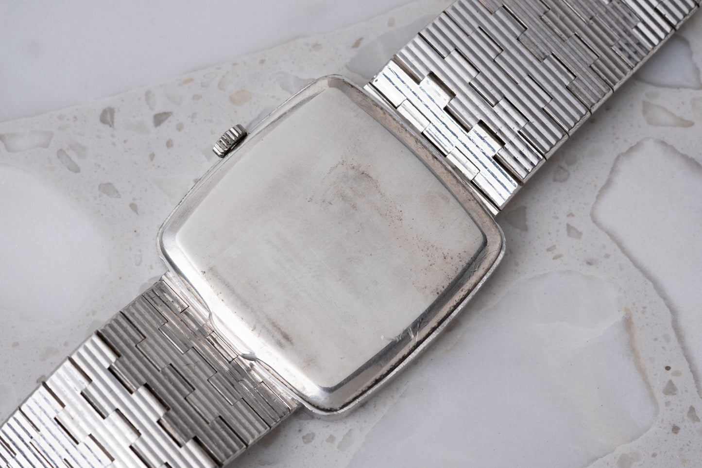 LONGINES 925 Silver TV Dial Manual Wind Box and Papers (1975)