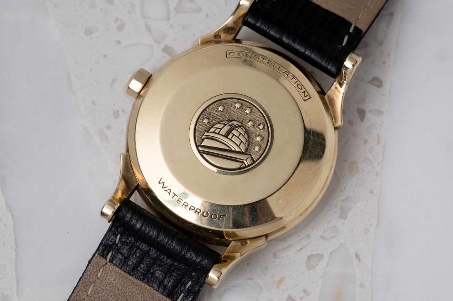 OMEGA Constellation Solid 14k Gold Ref. 2852 SC Arrowhead Marker Pie Pan Dial (1958)
