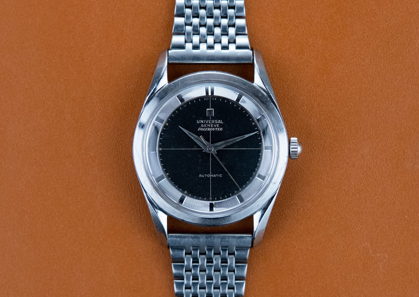 UNIVERSAL GENEVE Automatic Polerouter Ref H 20217-4 (1957)
