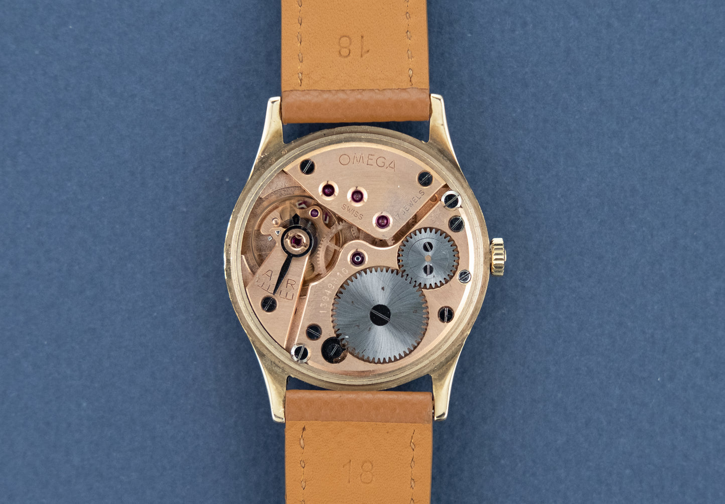 OMEGA Gold Sub Second Cal. 266 (1952)