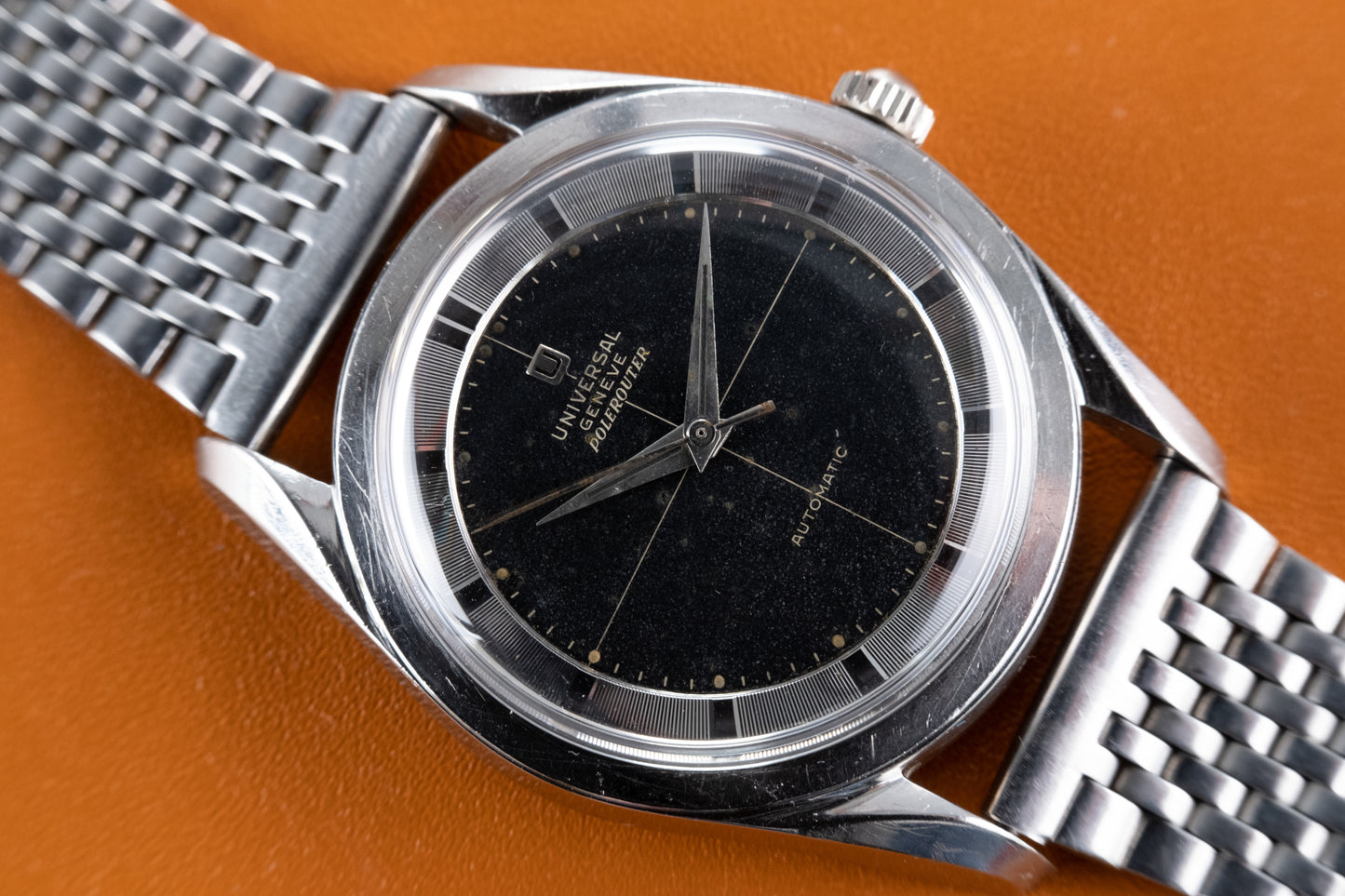 UNIVERSAL GENEVE Automatic Polerouter Ref H 20217-4 (1957)