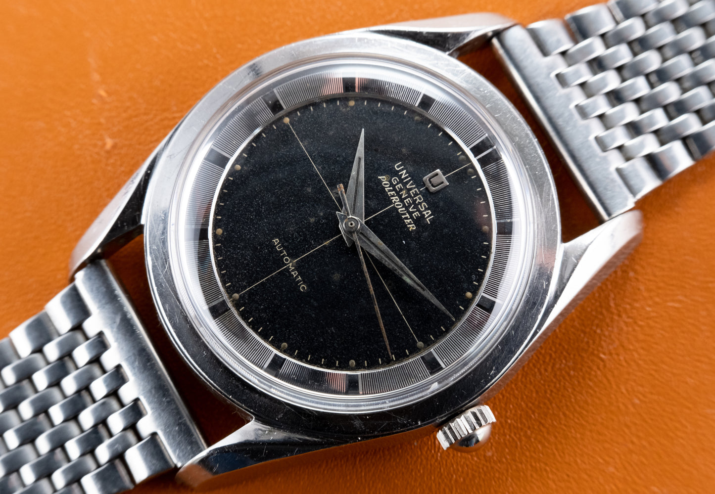 UNIVERSAL GENEVE Automatic Polerouter Ref H 20217-4 (1957)