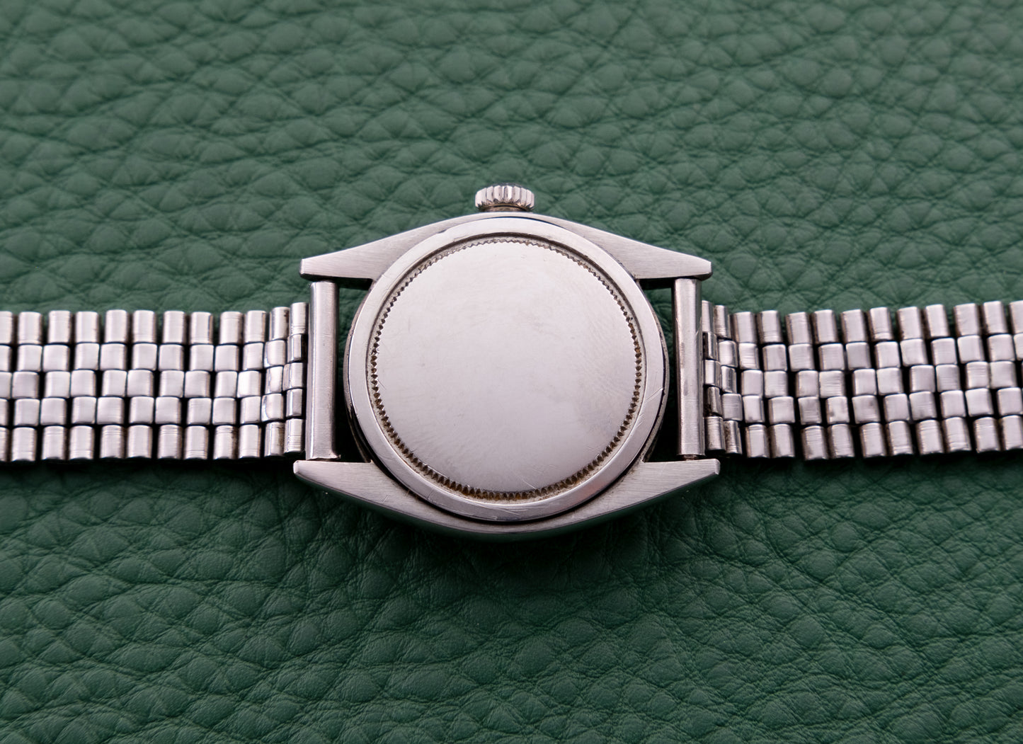ROLEX Oyster Precision Ref 6422 RARE Waffle Gilt "Explorer" Dial (1956)