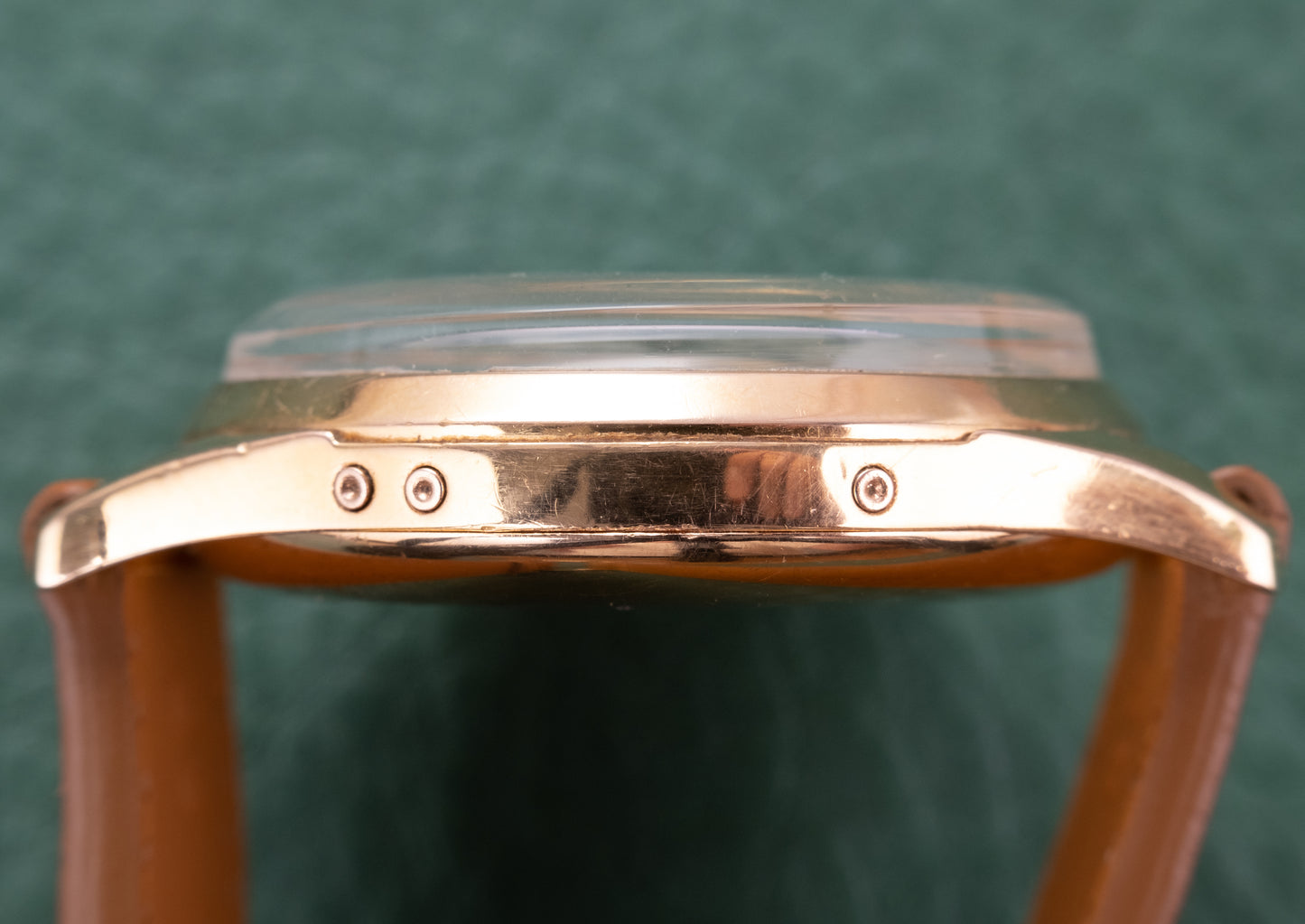 UNIVERSAL GENEVE 18k Gold Tri Compax Chronograph Moonphase Ref 12285 (1950)