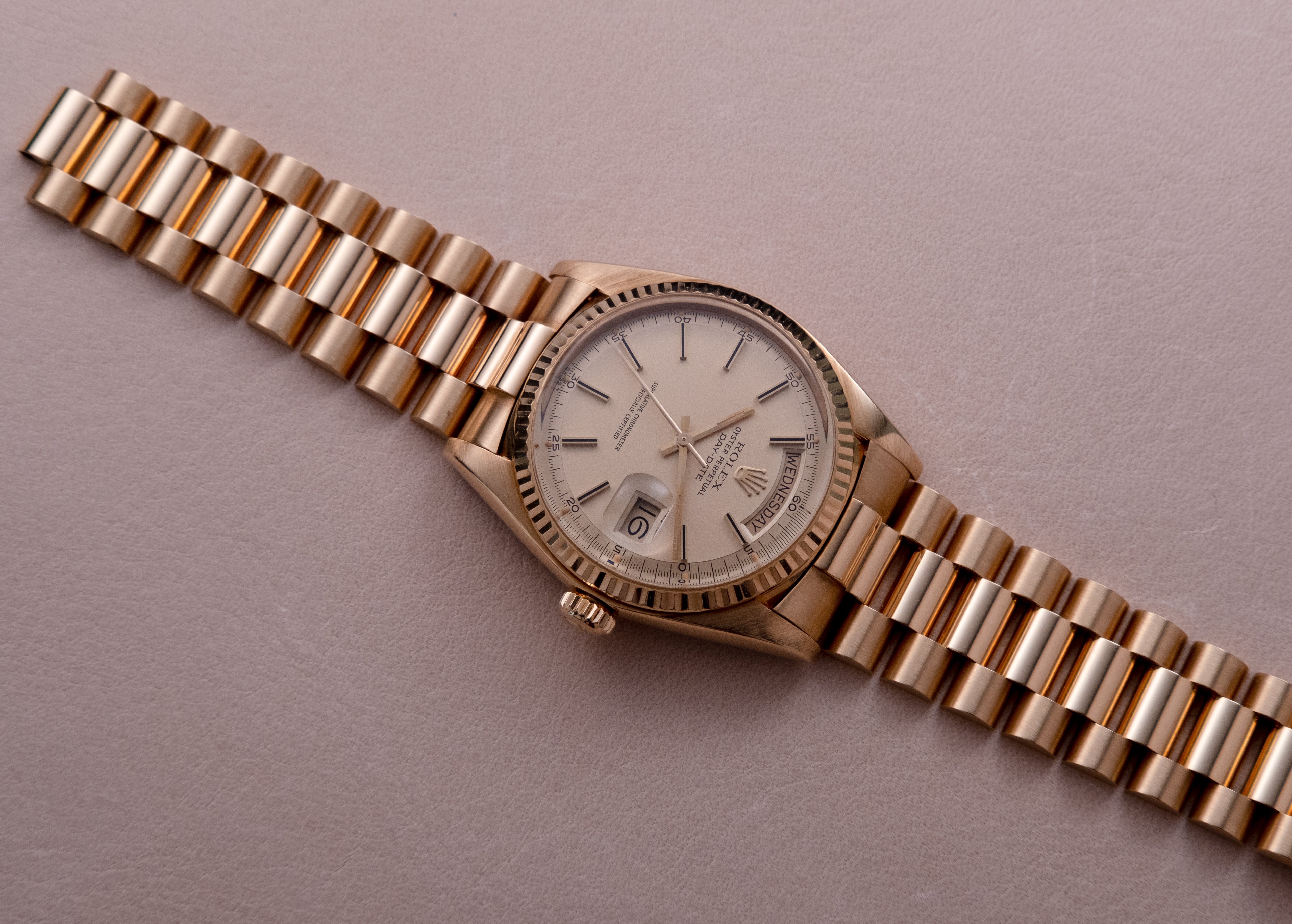 ROLEX Oyster Perpetual Day Date Ref. 1803 President 18ct Yellow Gold (1974)