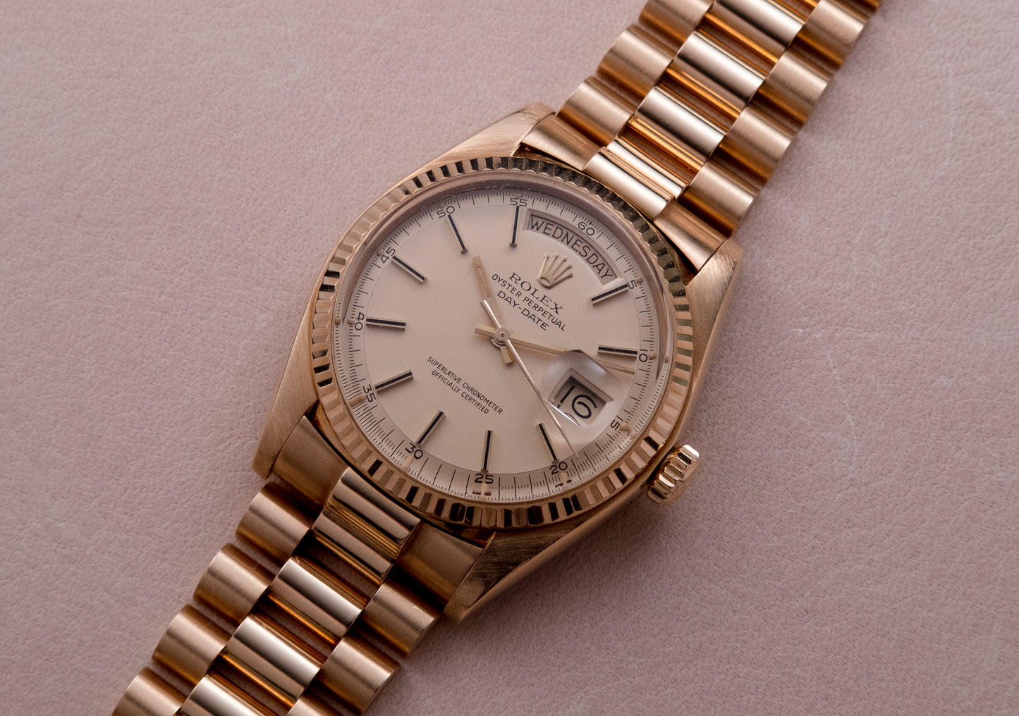 ROLEX Oyster Perpetual Day Date Ref. 1803 President 18ct Yellow Gold (1974)