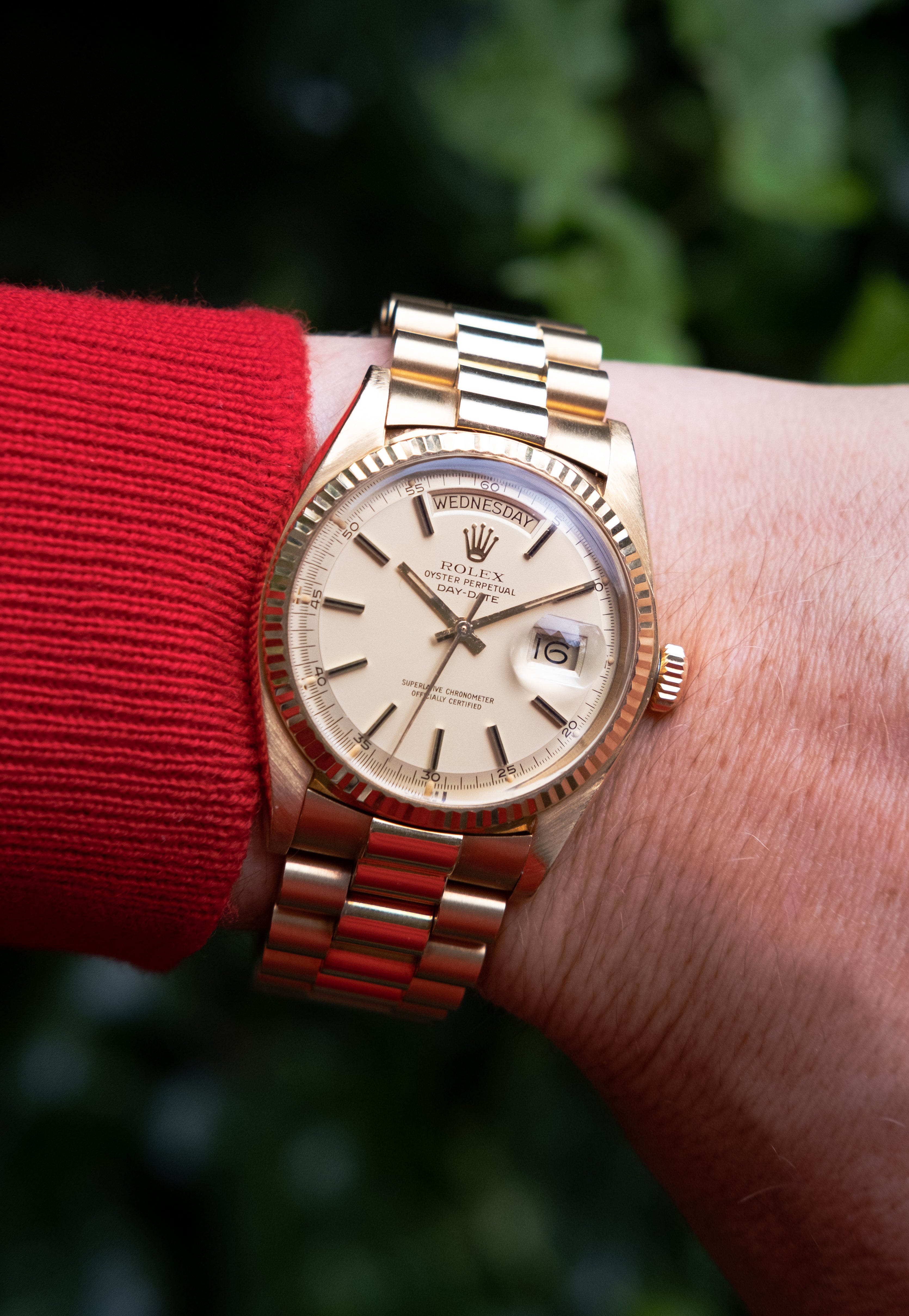 ROLEX Oyster Perpetual Day Date Ref. 1803 President 18ct Yellow Gold (1974)