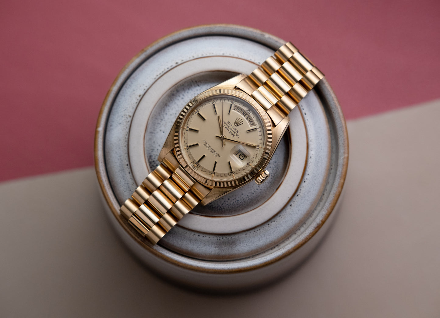 ROLEX Oyster Perpetual Day Date Ref. 1803 President 18ct Yellow Gold (1974)