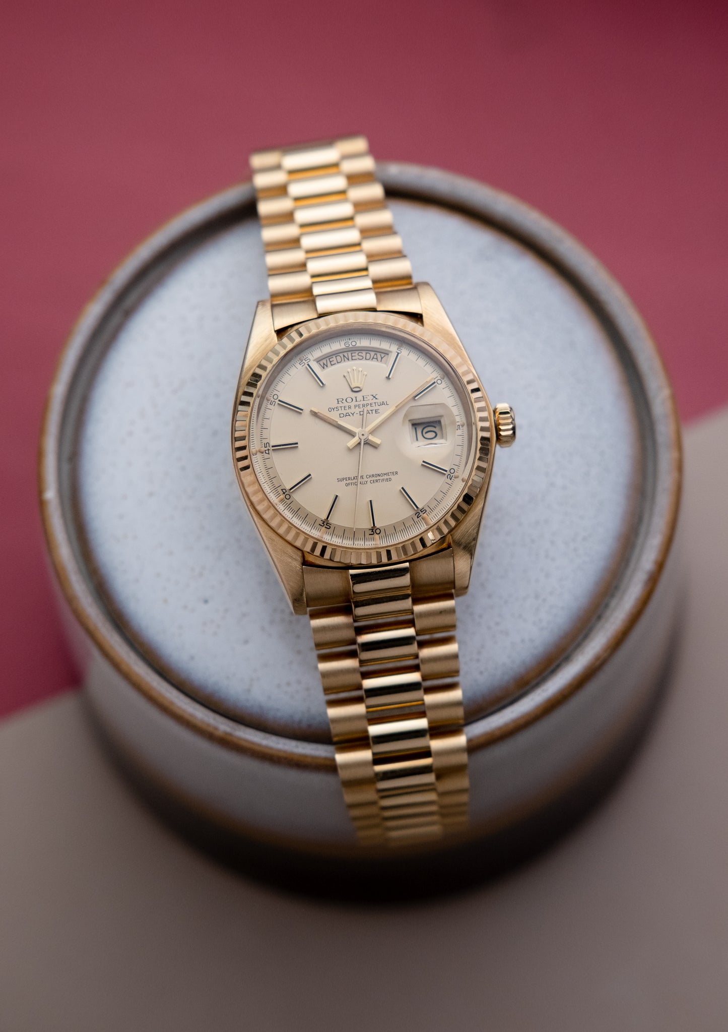 ROLEX Oyster Perpetual Day Date Ref. 1803 President 18ct Yellow Gold (1974)