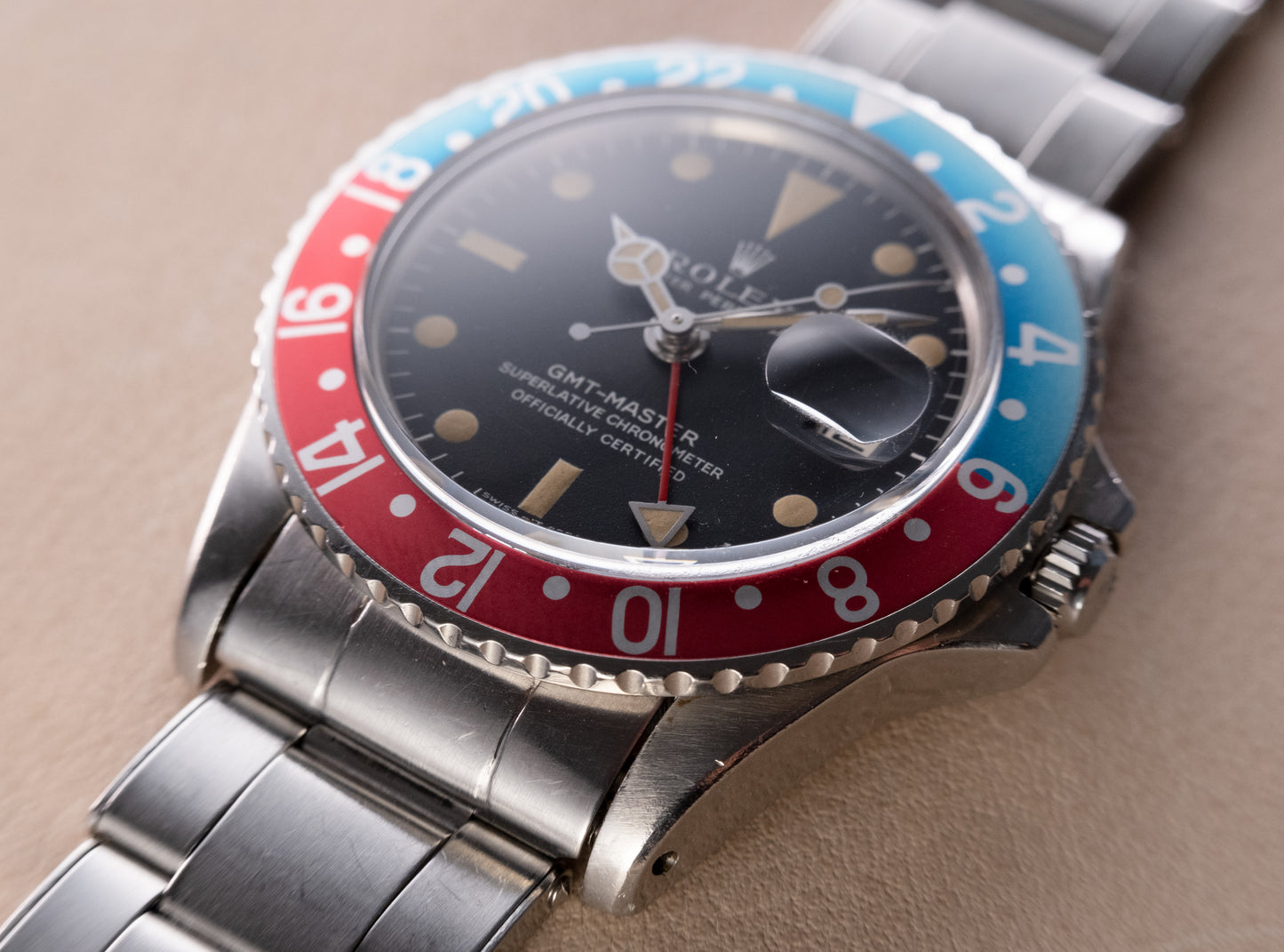ROLEX GMT-Master 1675 Mark I "Long E" Pepsi (1968)