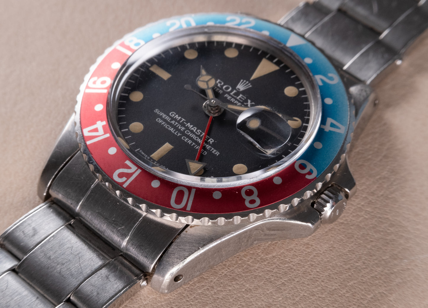 ROLEX GMT-Master 1675 Mark I "Long E" Pepsi (1968)