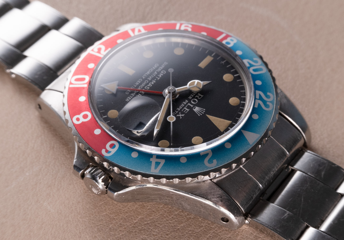 ROLEX GMT-Master 1675 Mark I "Long E" Pepsi (1968)