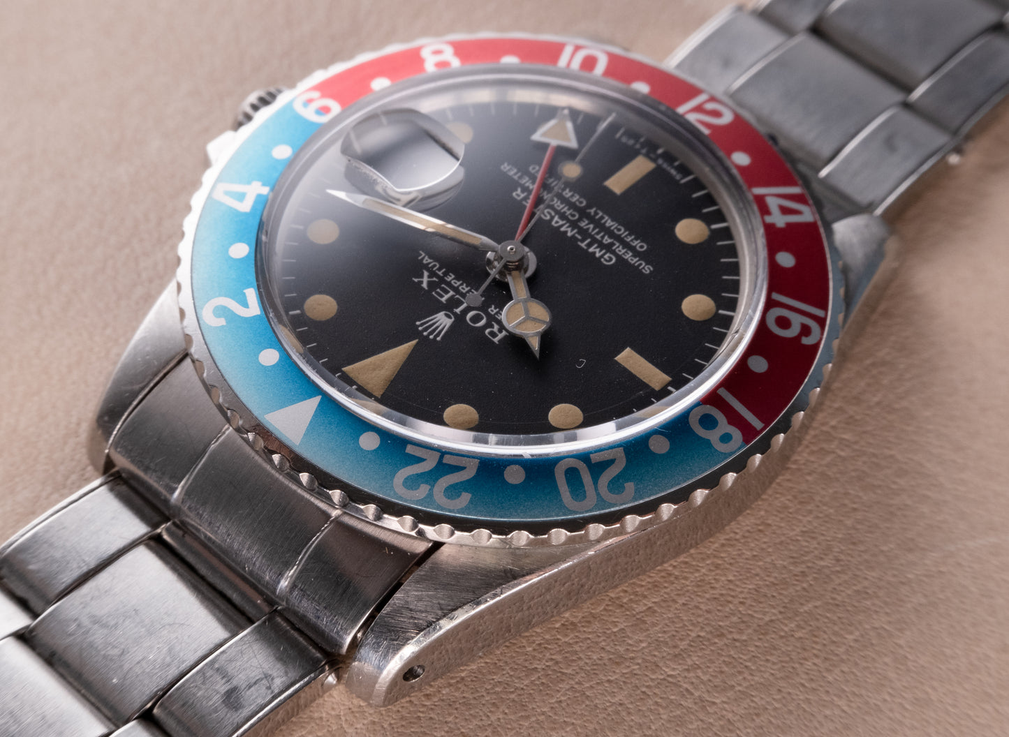 ROLEX GMT-Master 1675 Mark I "Long E" Pepsi (1968)