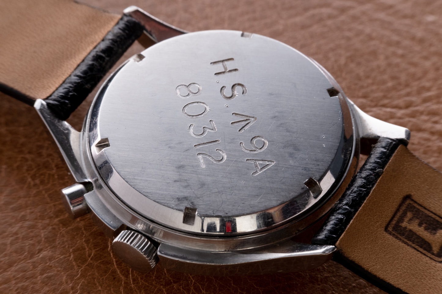 LEMANIA HS9A Military Royal Navy Fleet Air Arm Monopusher Chronograph (c.1965)
