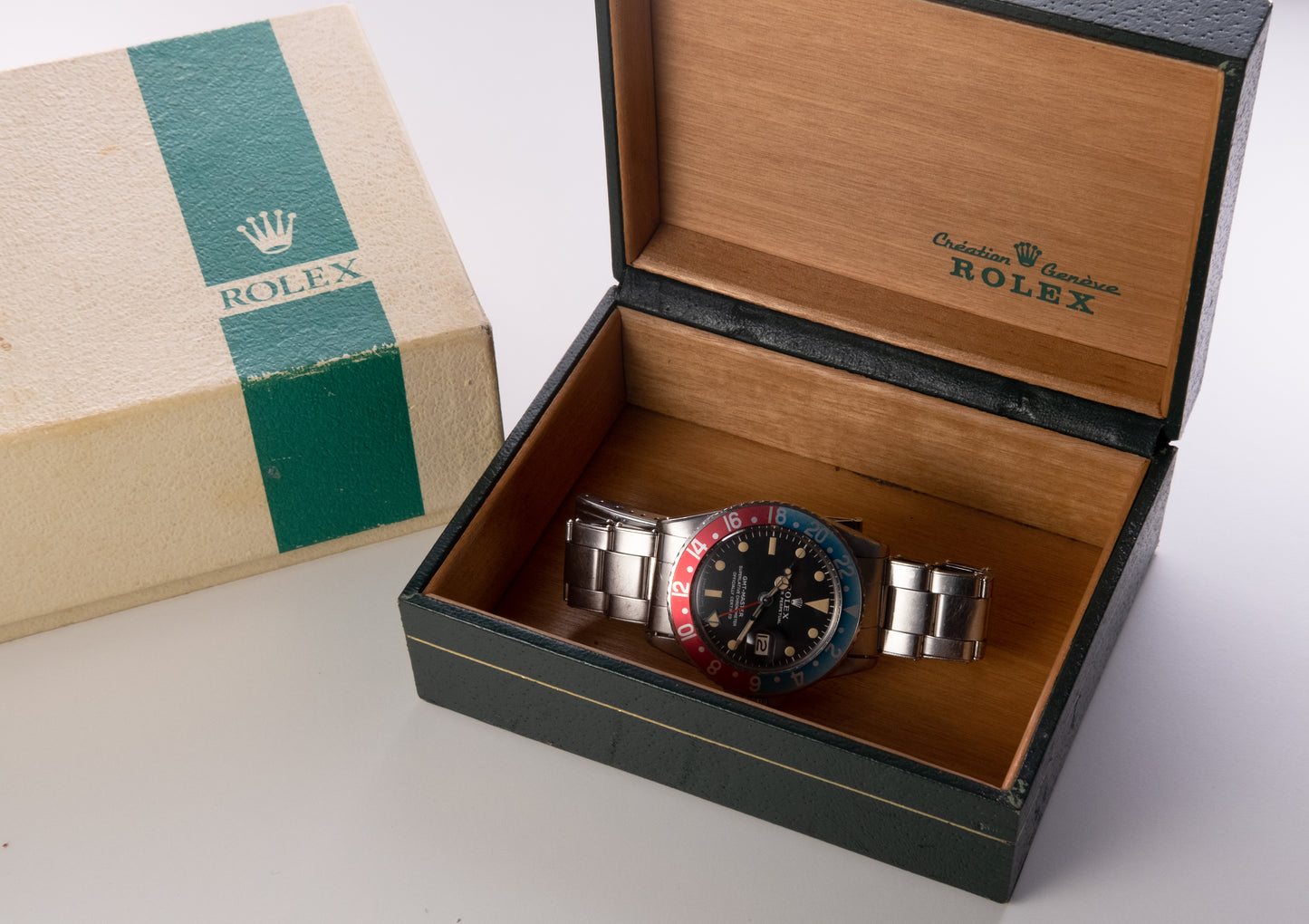 ROLEX GMT-Master 1675 Mark I "Long E" Pepsi (1968)