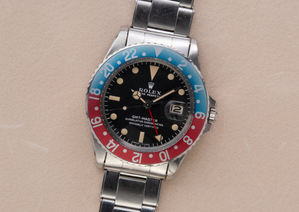 ROLEX GMT-Master 1675 Mark I "Long E" Pepsi (1968)