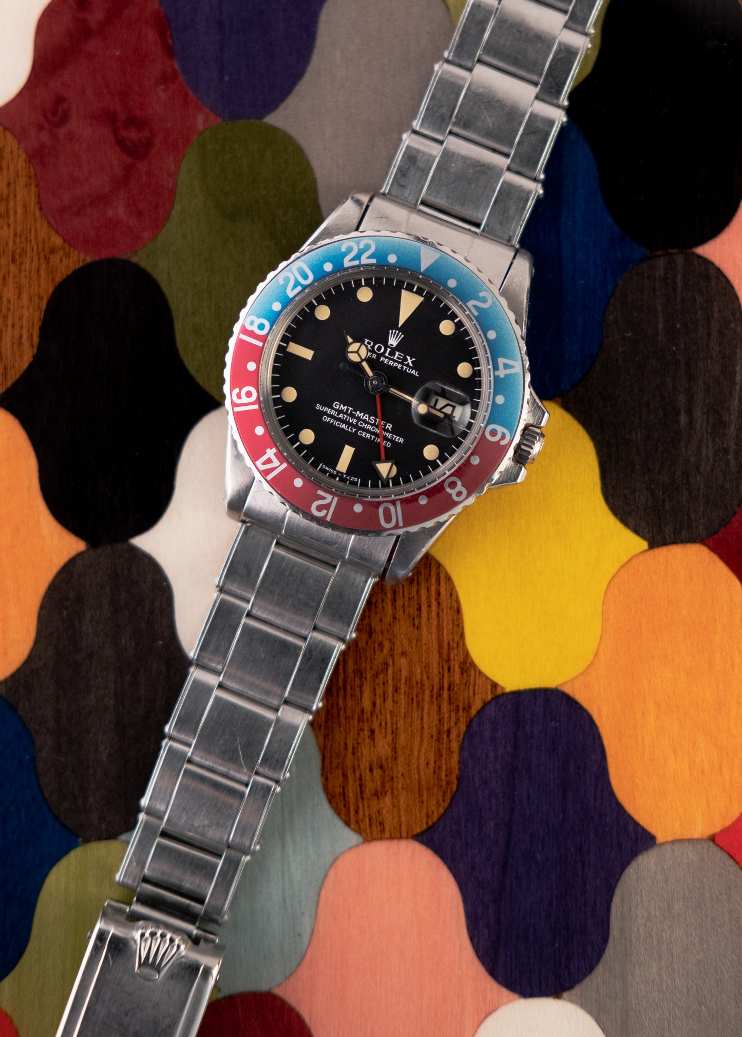 ROLEX GMT-Master 1675 Mark I "Long E" Pepsi (1968)