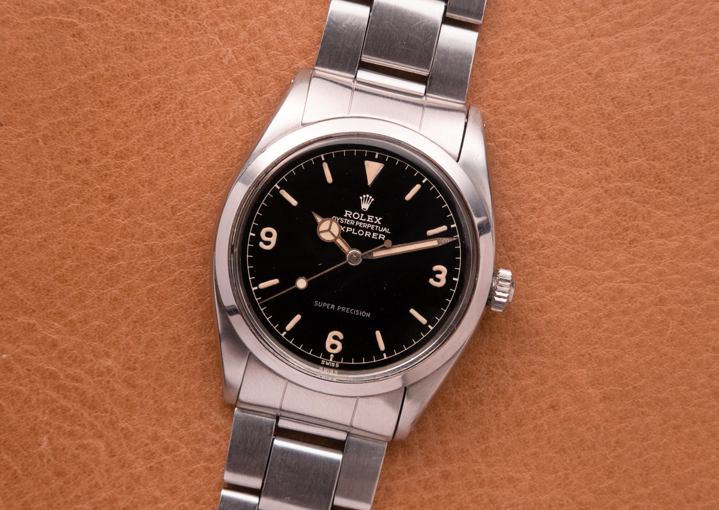 ROLEX Explorer Ref 5504 Chapter Ring Gilt Gloss Dial (1959)