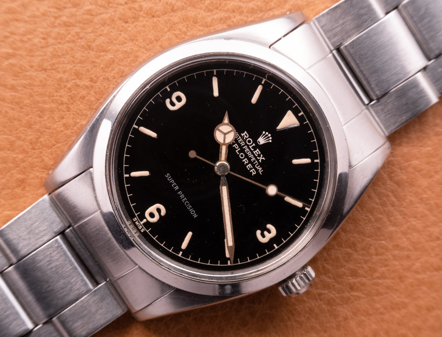 ROLEX Explorer Ref 5504 Chapter Ring Gilt Gloss Dial (1959)