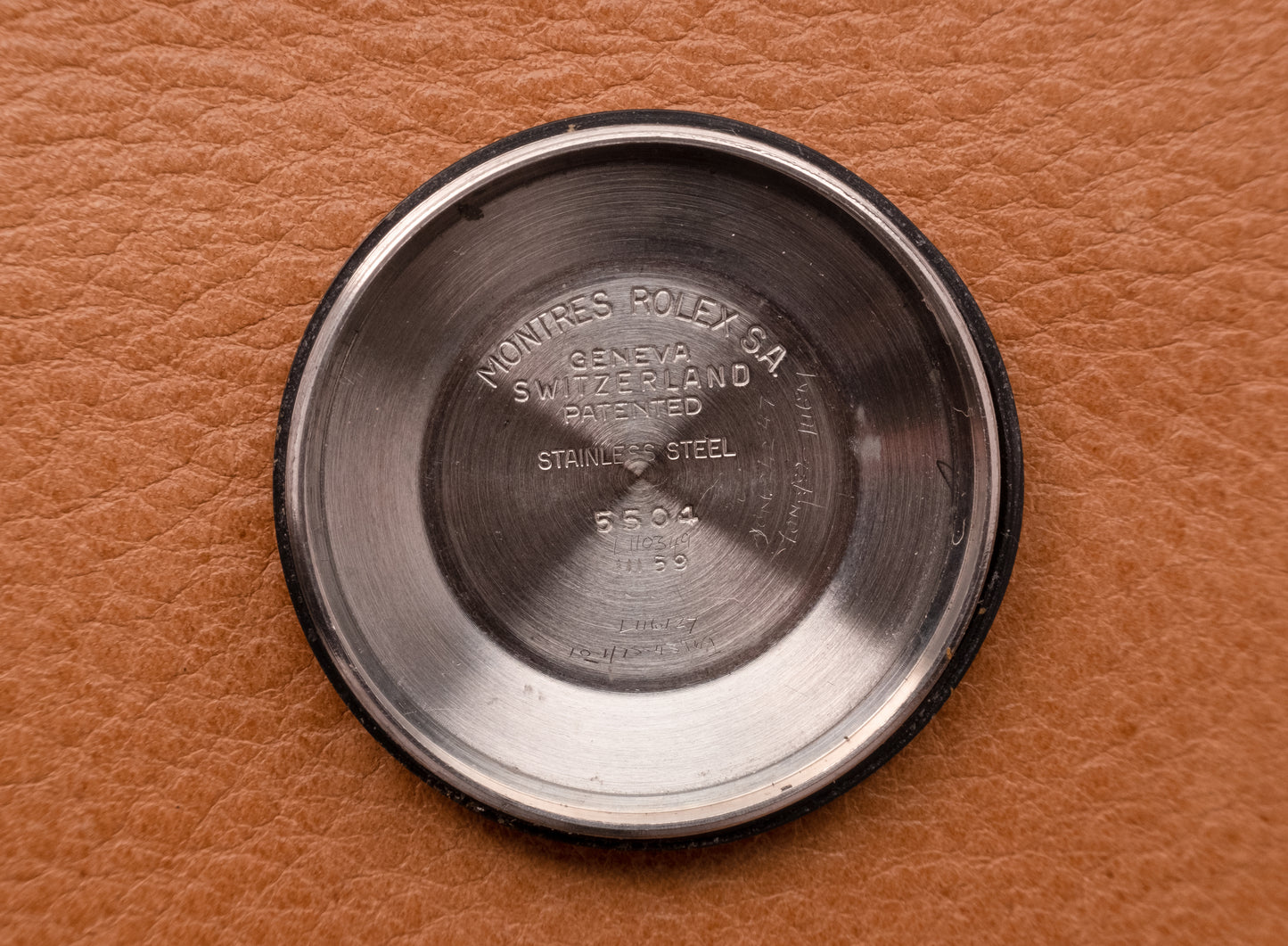ROLEX Explorer Ref 5504 Chapter Ring Gilt Gloss Dial (1959)