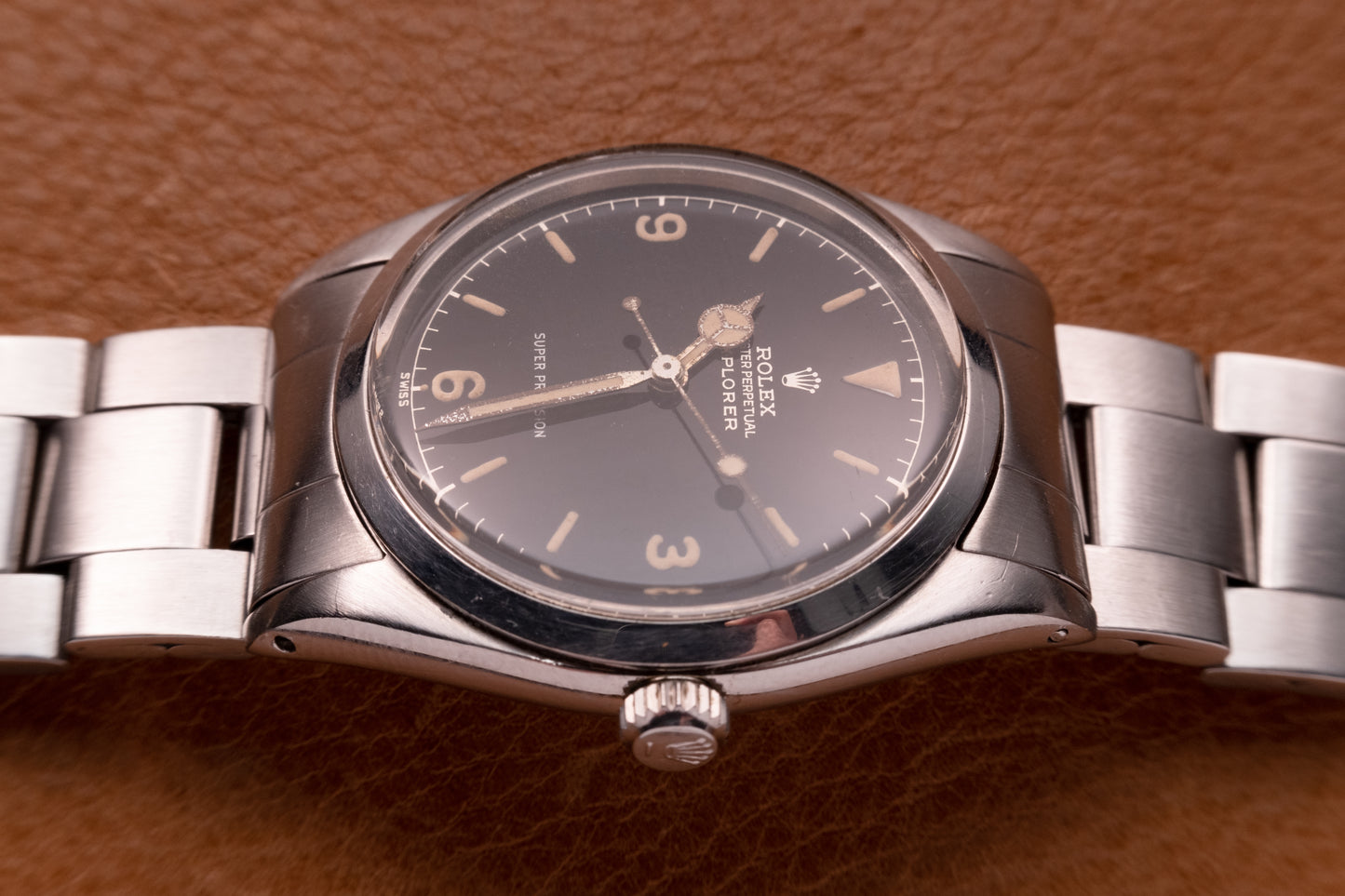 ROLEX Explorer Ref 5504 Chapter Ring Gilt Gloss Dial (1959)
