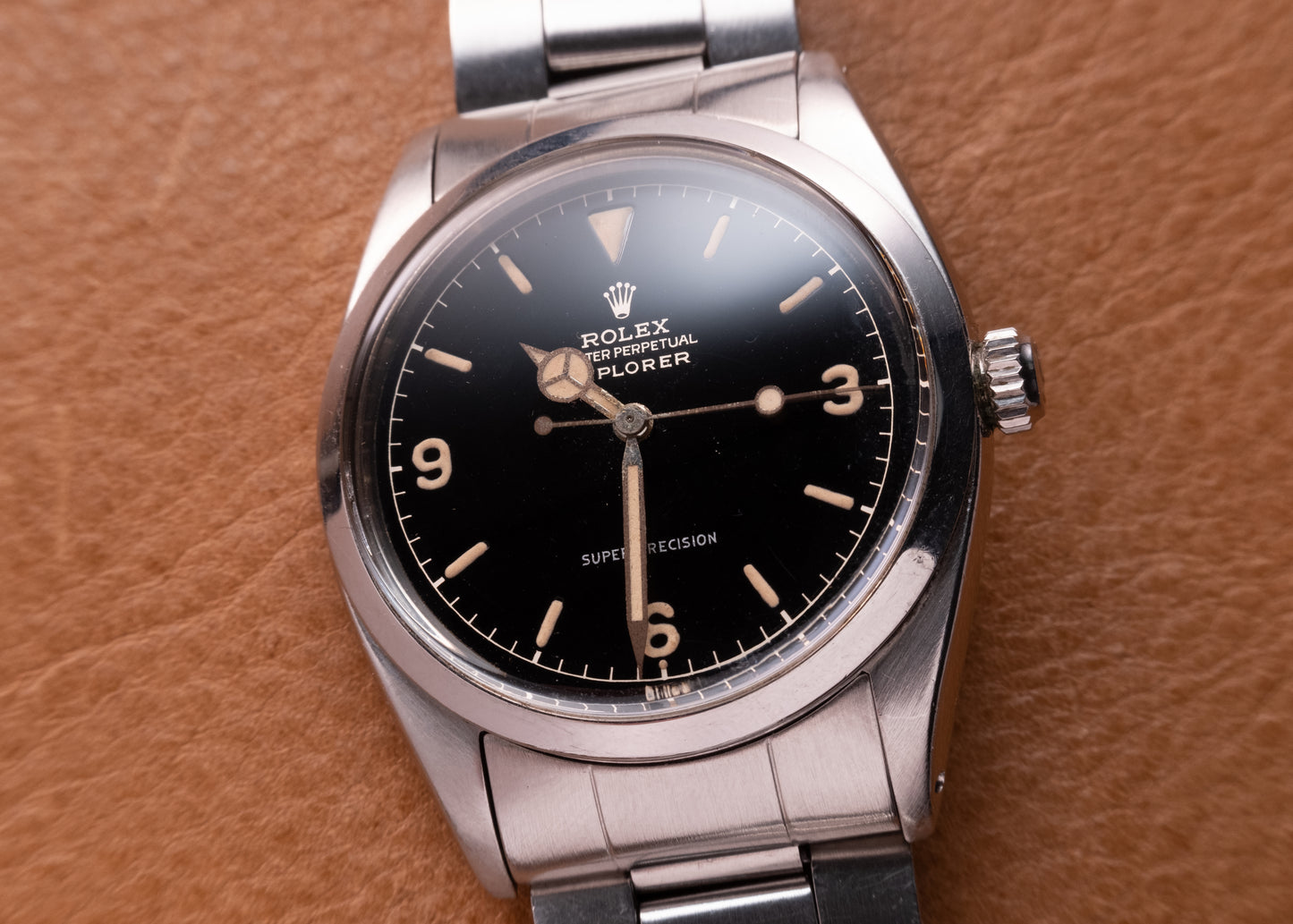 ROLEX Explorer Ref 5504 Chapter Ring Gilt Gloss Dial (1959)