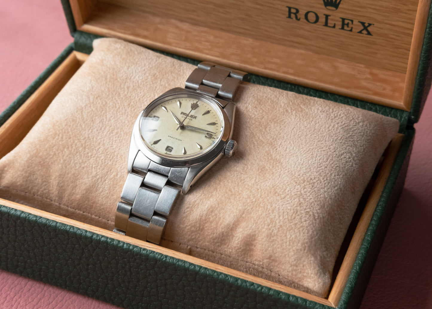 ROLEX Oyster Precision Ref 6422 Explorer Dial Calibre 1210 (1957)