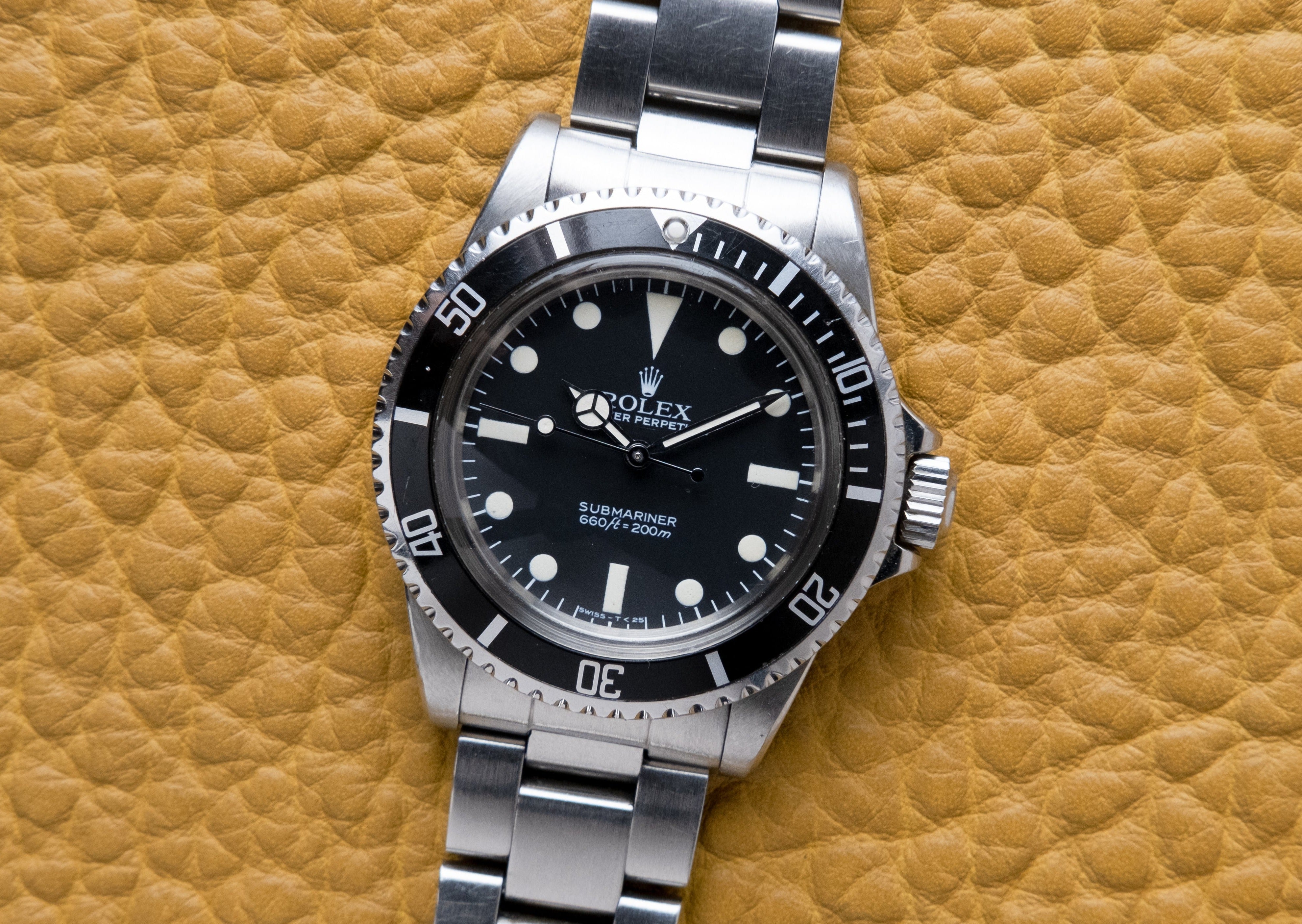 ROLEX Submariner Ref. 5513 Mk5 Maxi Dial (Box, Booklet, Service Papers + Guarantee)  (1984)