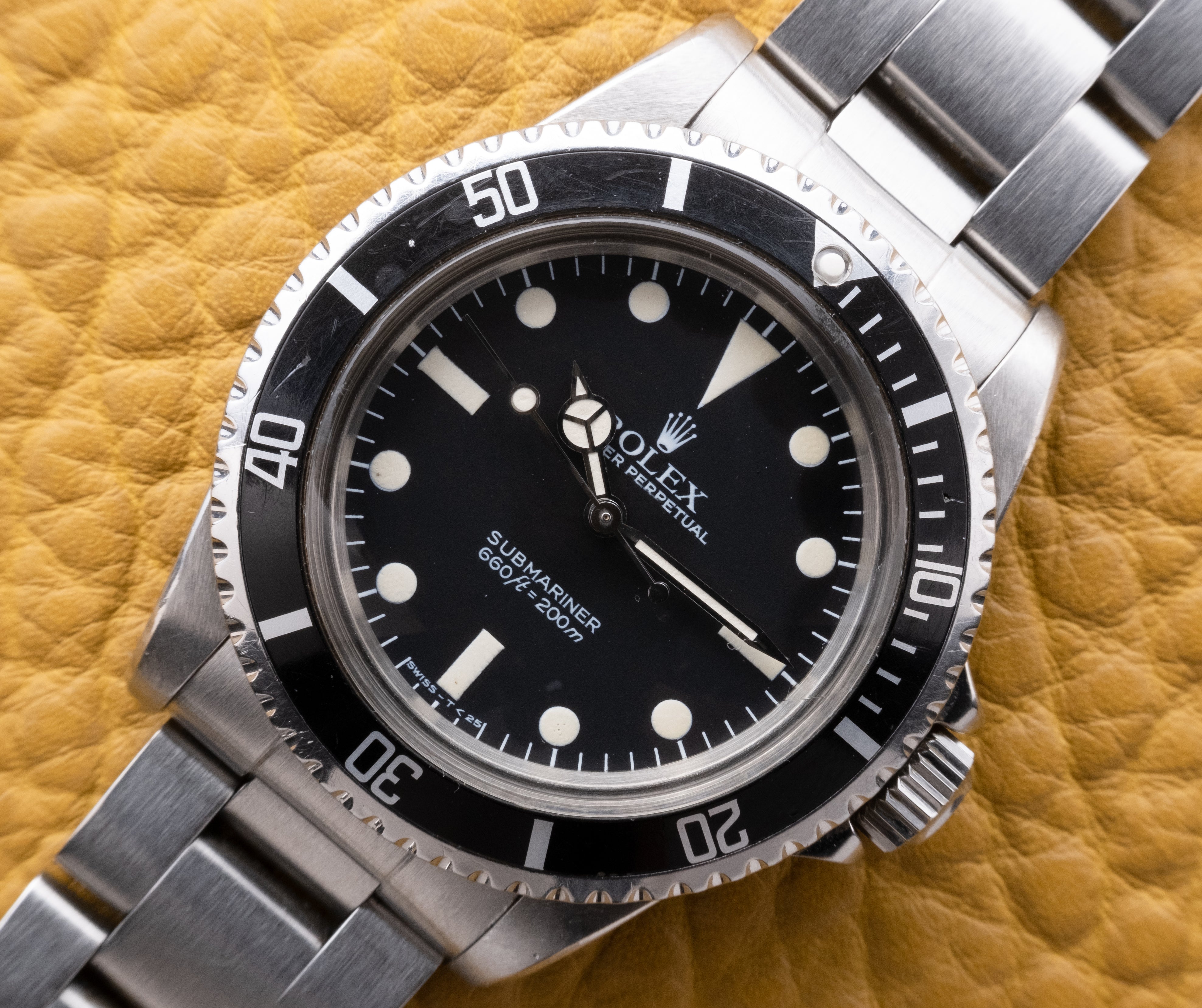 ROLEX Submariner Ref. 5513 Mk5 Maxi Dial (Box, Booklet, Service Papers + Guarantee)  (1984)
